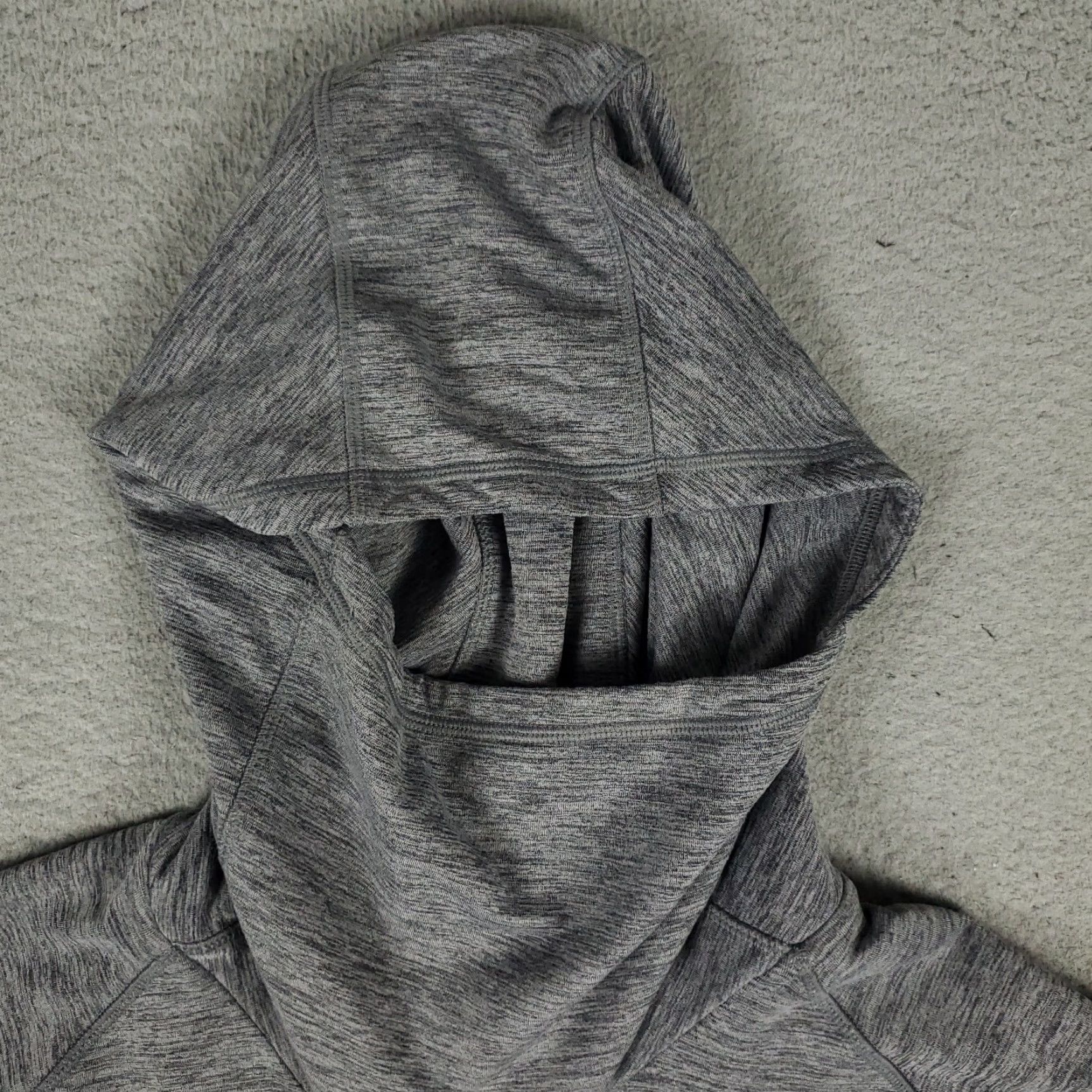 Nike Nike Hoodie Womens 2XL Gray Pullover Sweatshirt Mock Neck Logo Hoodie All Seasons 2000s? Size XXL / US 16-18 / IT 52-54 - 2 Thumbnail