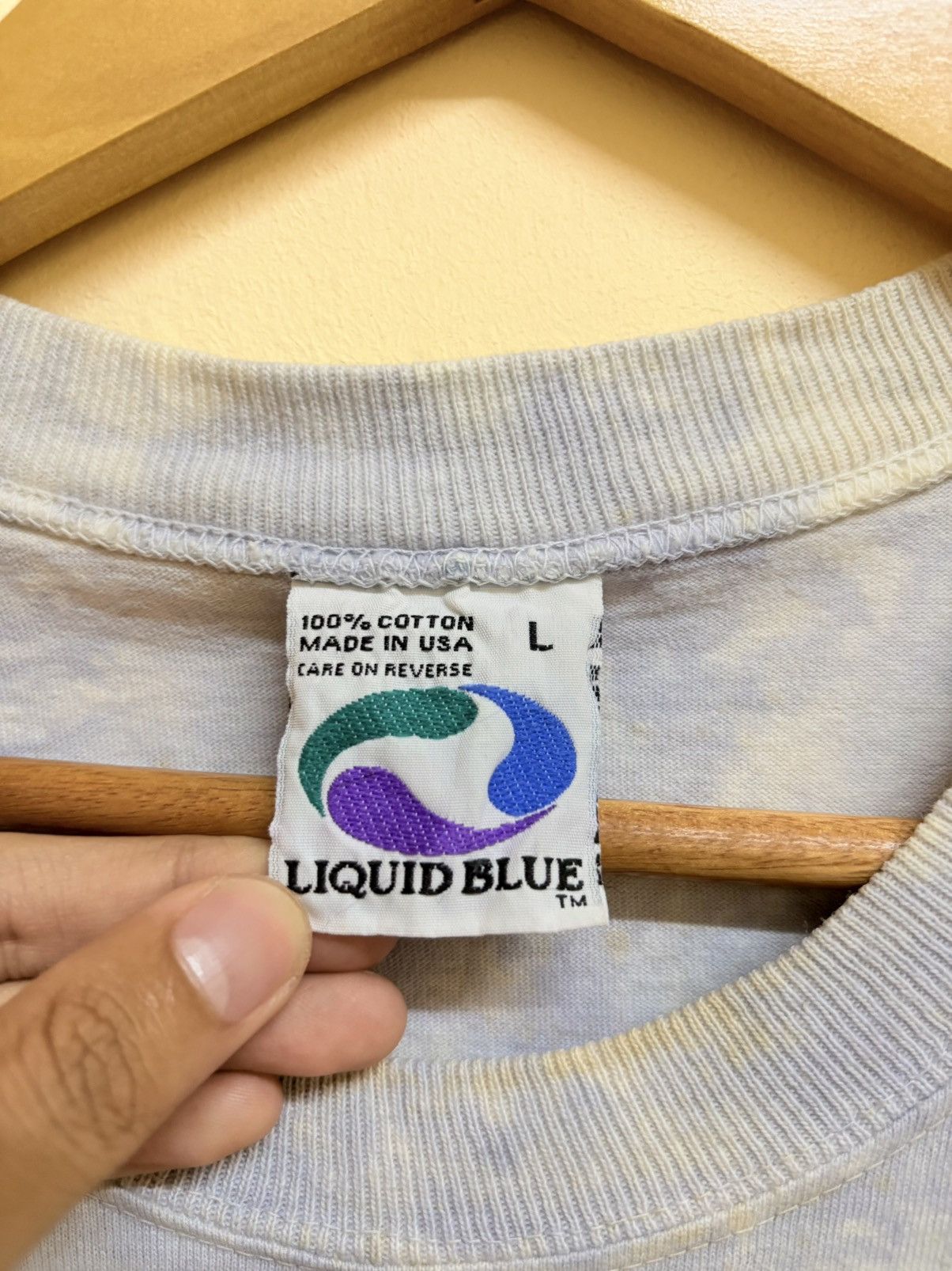 Grateful Dead × Liquid Blue Vintage 90s Grateful Dead Band Ship Of Fools Liquid Blue 93 Size US L / EU 52-54 / 3 - 9 Thumbnail