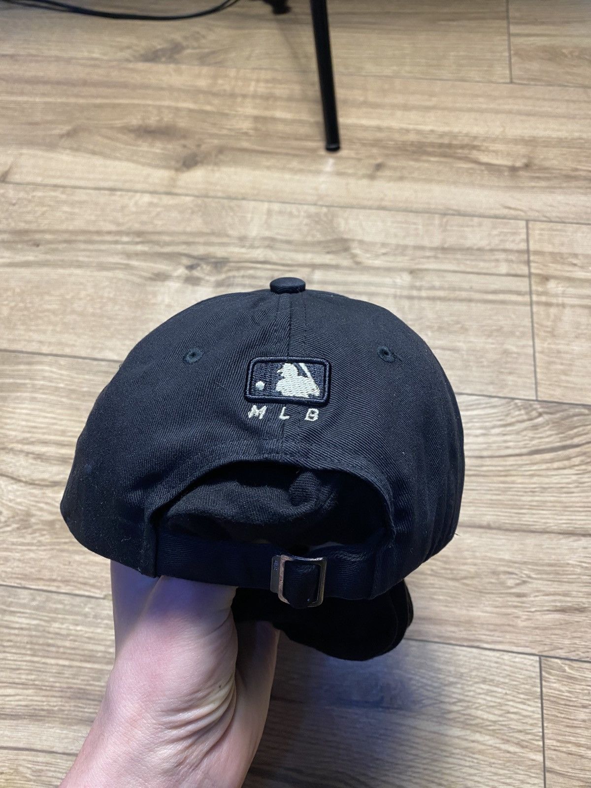 MLB MLB New York Yankees Hat Black Distressed Embroidered Bronx Size ONE SIZE - 3 Thumbnail
