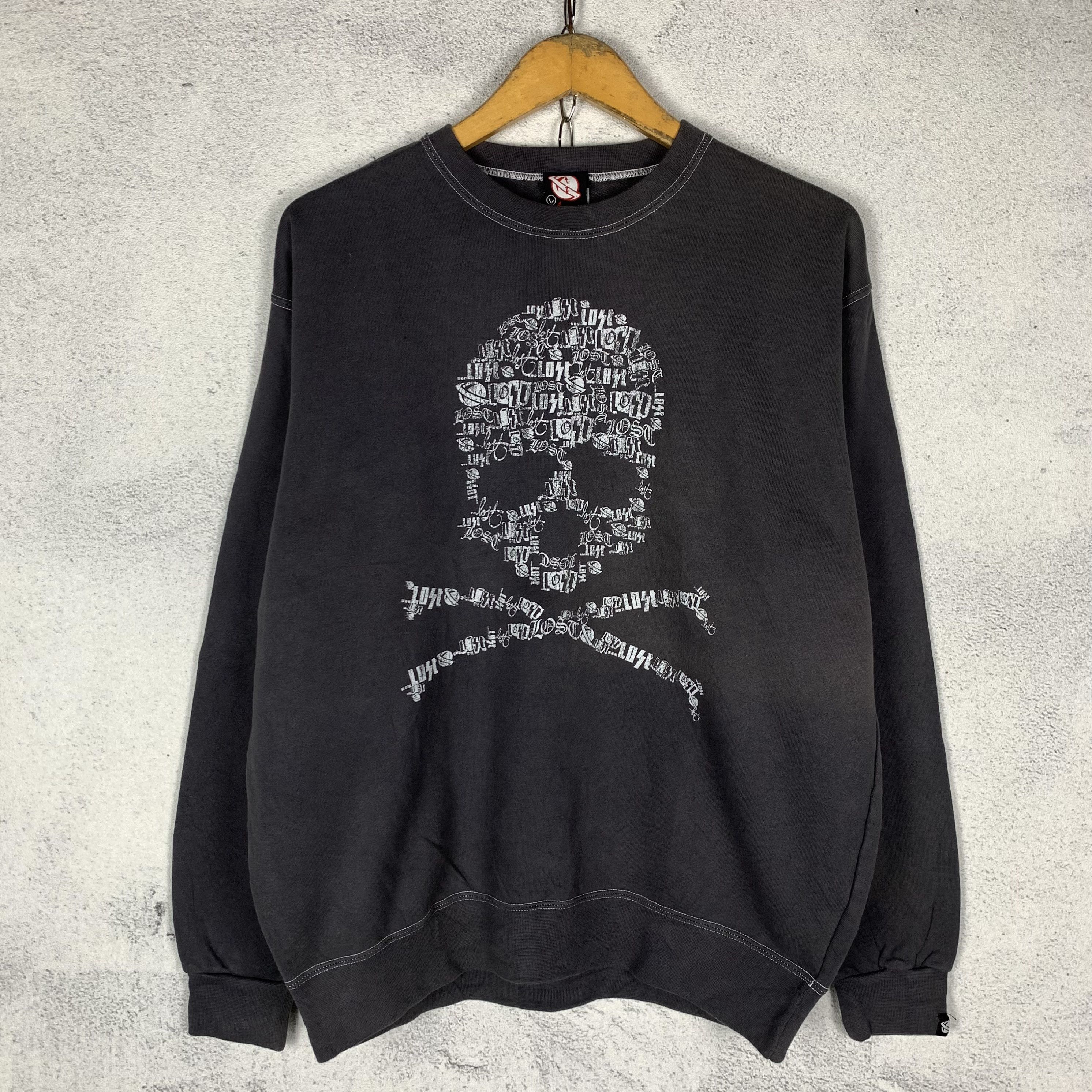 Japanese Brand Lost Enterprises Skulls Sweatshirt Crewneck Size US L / EU 52-54 / 3 - 1 Thumbnail