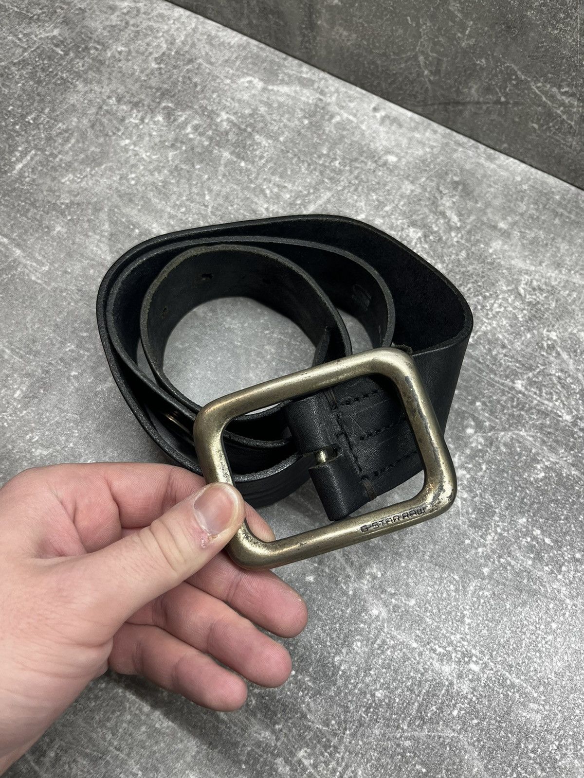 G-Star × Leather G star leather belt vintage Size ONE SIZE - 2 Thumbnail