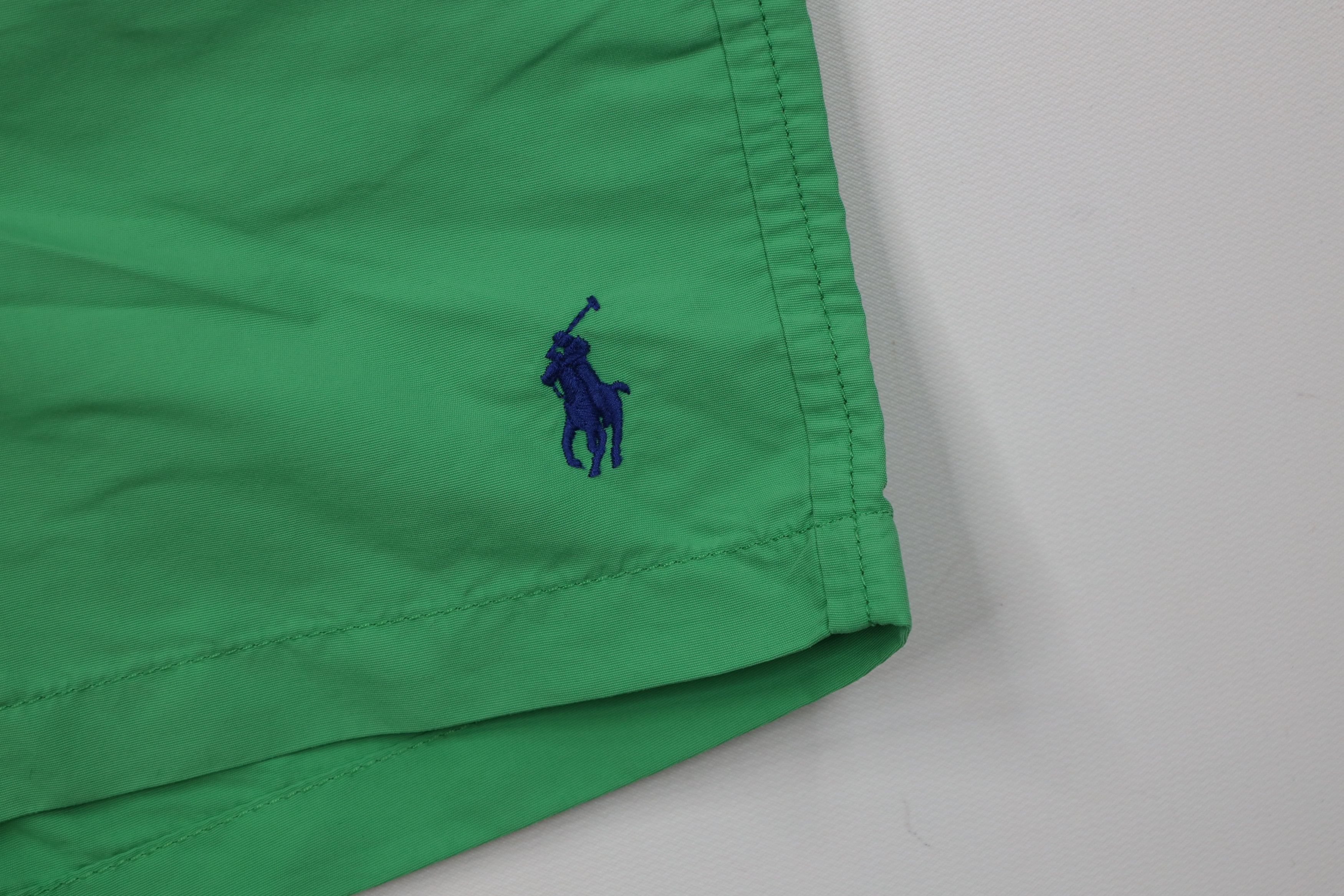 Ralph Lauren Vintage 90s Ralph Lauren Above Knee Shorts Swim Trunks Green Size US 30 / EU 46 - 5 Thumbnail