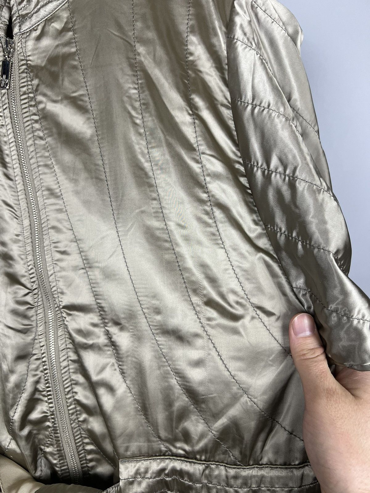 Moncler Moncler RARE Vintage Nylon Zip Up Jacket Size S / US 4 / IT 40 - 16 Thumbnail