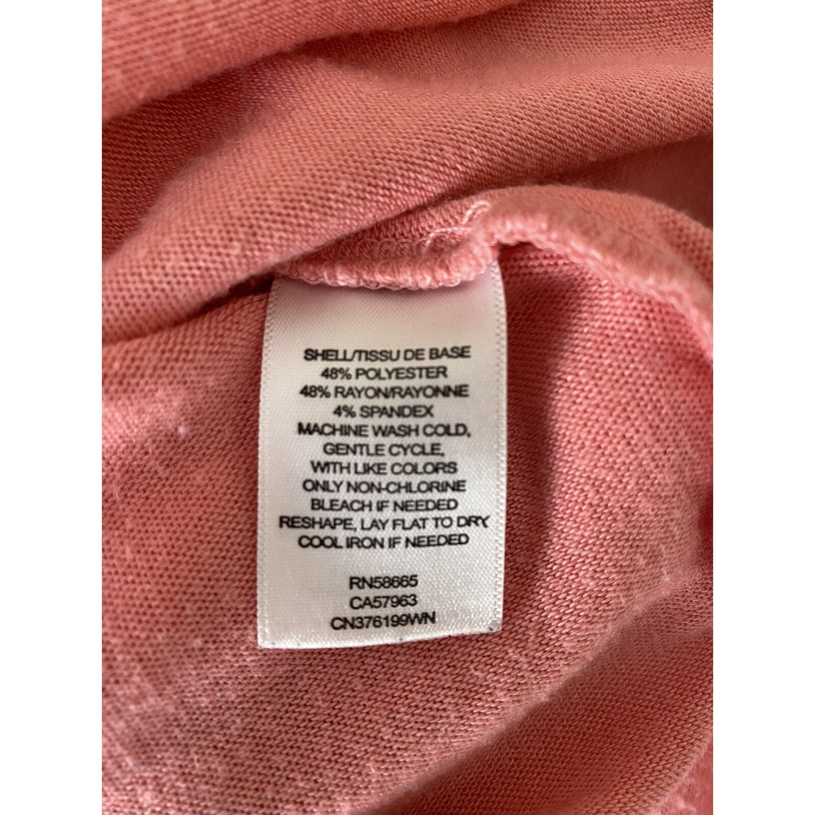Pink Caslon pink made in Quatemala size 1X Women Sweater A003026 Size ONE SIZE - 4 Thumbnail