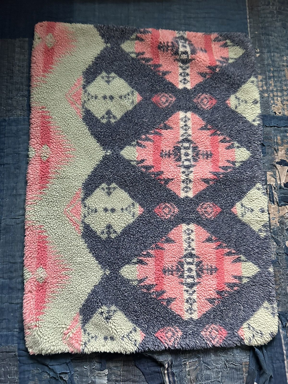 Kapital × Kapital Kountry kapital rug (origami poncho) Size ONE SIZE - 1 Thumbnail