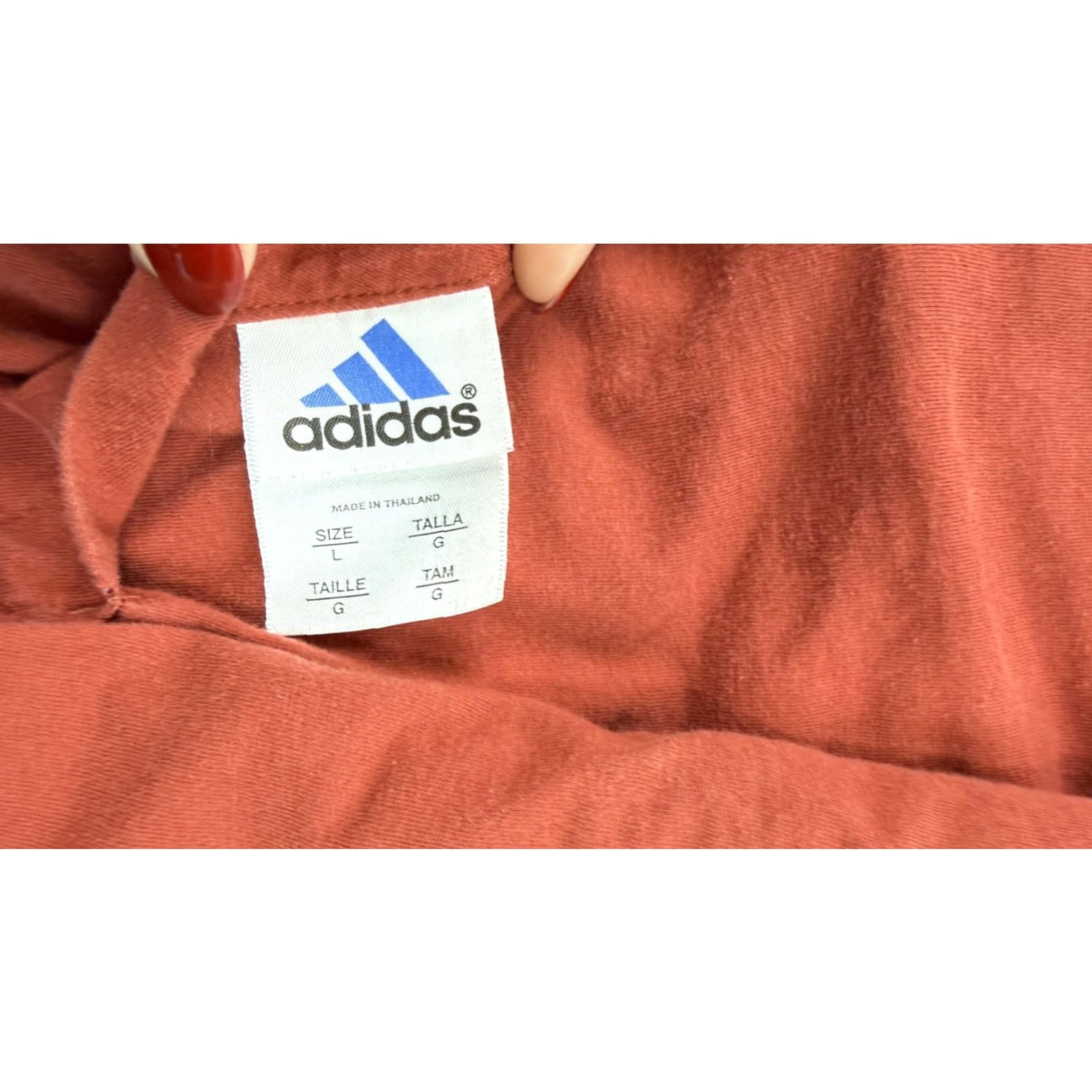 Adidas Adidas Hoodie Mens Large Reversible Pullover Quilted Red Gray Sweatshirt Size US L / EU 52-54 / 3 - 5 Thumbnail