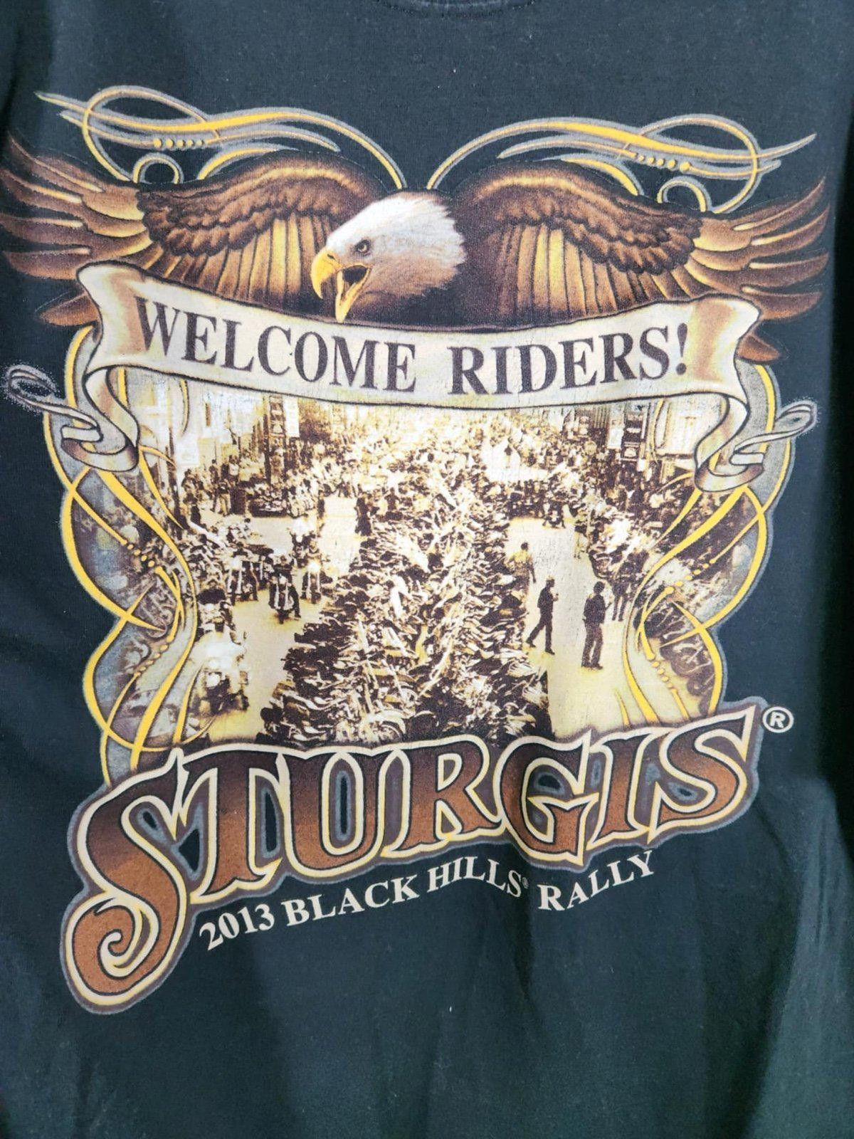 Designer Sturgis 2013 Black Hills Rally T-Shirt Size US XXL / EU 58 / 5 - 2 Thumbnail