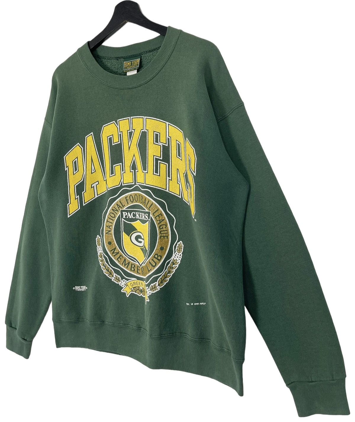 NFL × Vintage 90s Vintage NFL Packers Green Bay Sweatshirt Size US L / EU 52-54 / 3 - 3 Thumbnail
