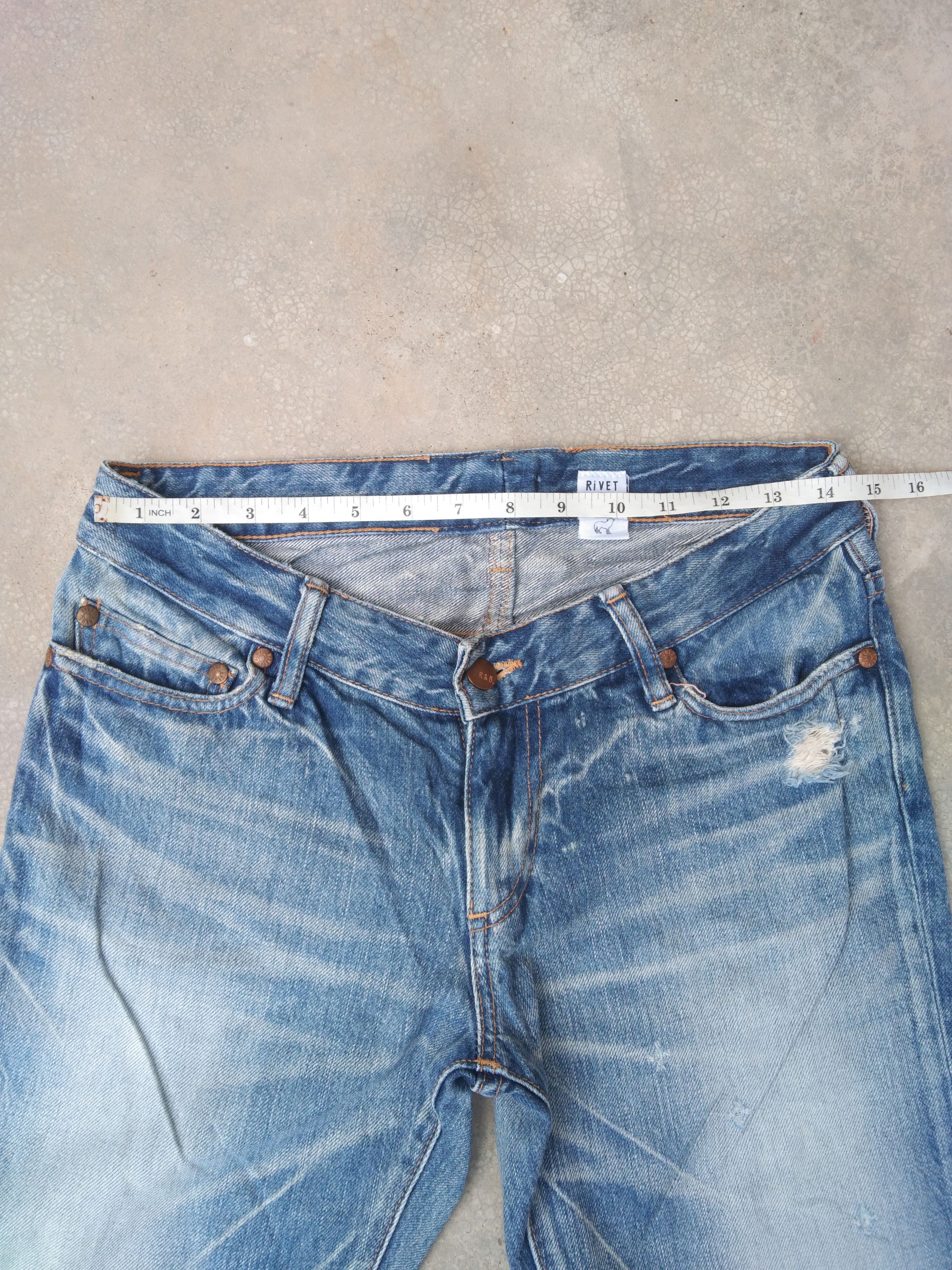 Japanese Brand Vintage Japanese Retro Punk Distressed Jeans 28x29 Size US 28 / EU 44 - 5 Thumbnail