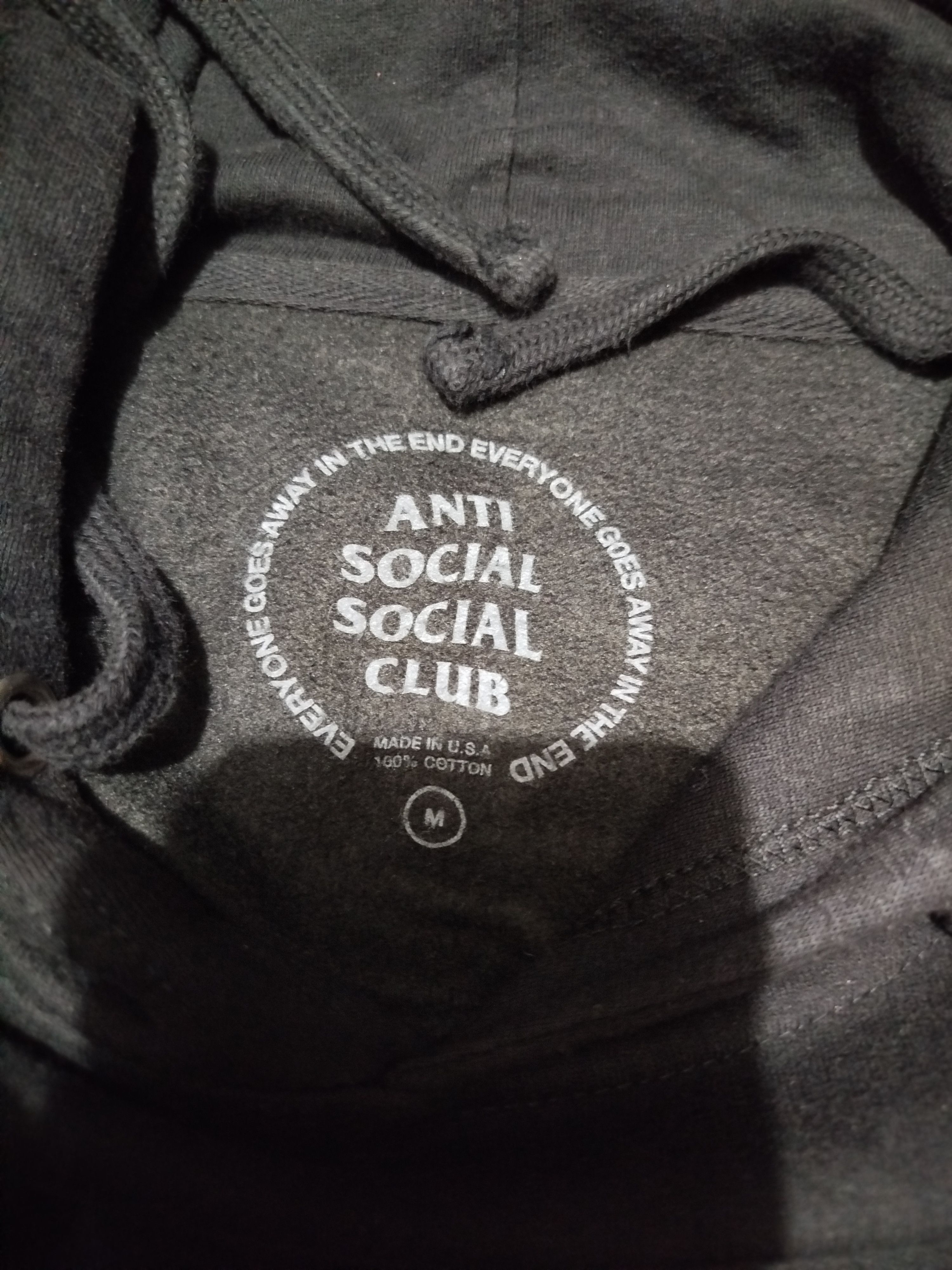 Anti Social Social Club Anti Social Social Club Smells bad Black Hoodie M Size US M / EU 48-50 / 2 - 6 Thumbnail