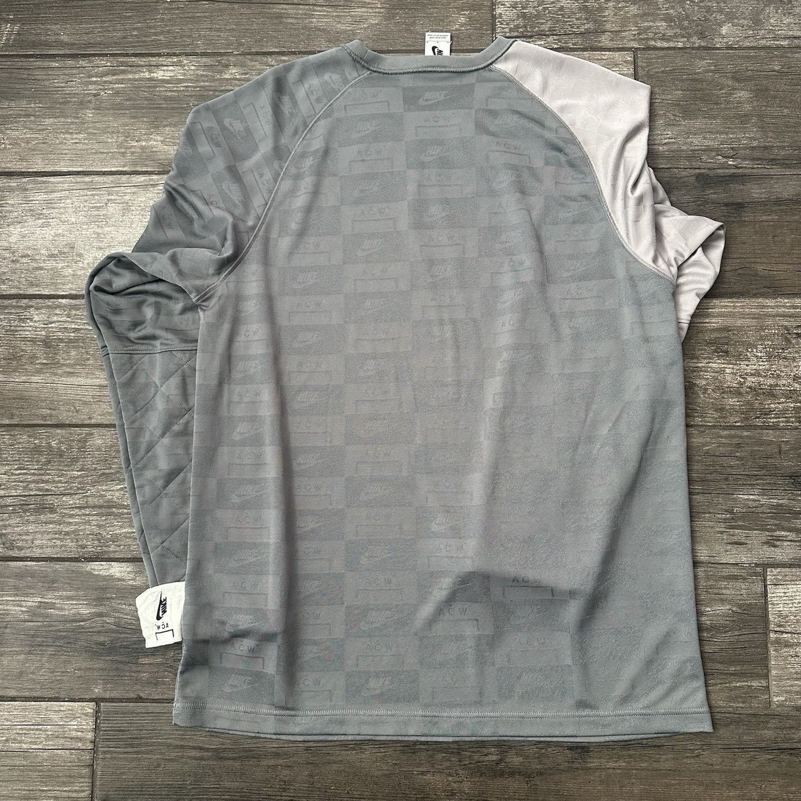 A-COLD-WALL* × Nike NIKE A COLD WALL ACW GREY JERSEY LONG SLEEVE AQ0431-065 DUAL Size US M / EU 48-50 / 2 - 3 Thumbnail