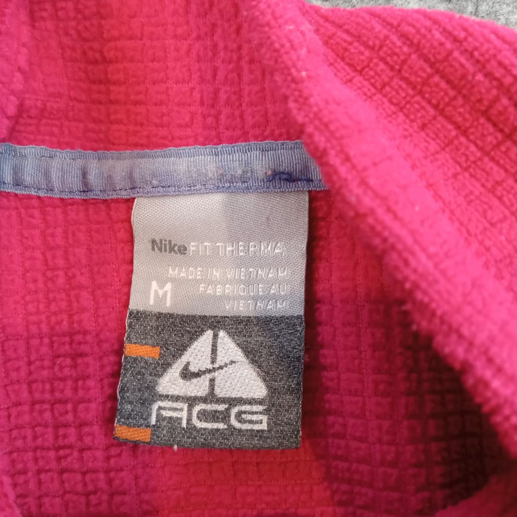 Nike Nike ACG Sweatshirt Pink Medium 1/4 Zip Mock Neck Pullover Lightweight Womens Size M / US 6-8 / IT 42-44 - 5 Thumbnail