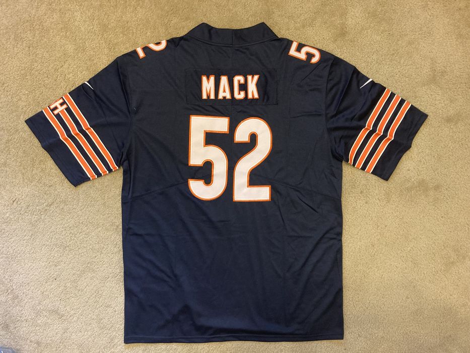 NFL Football Chicago Bears Khalil Mack 52 Sewn Jersey XXL 3XL 