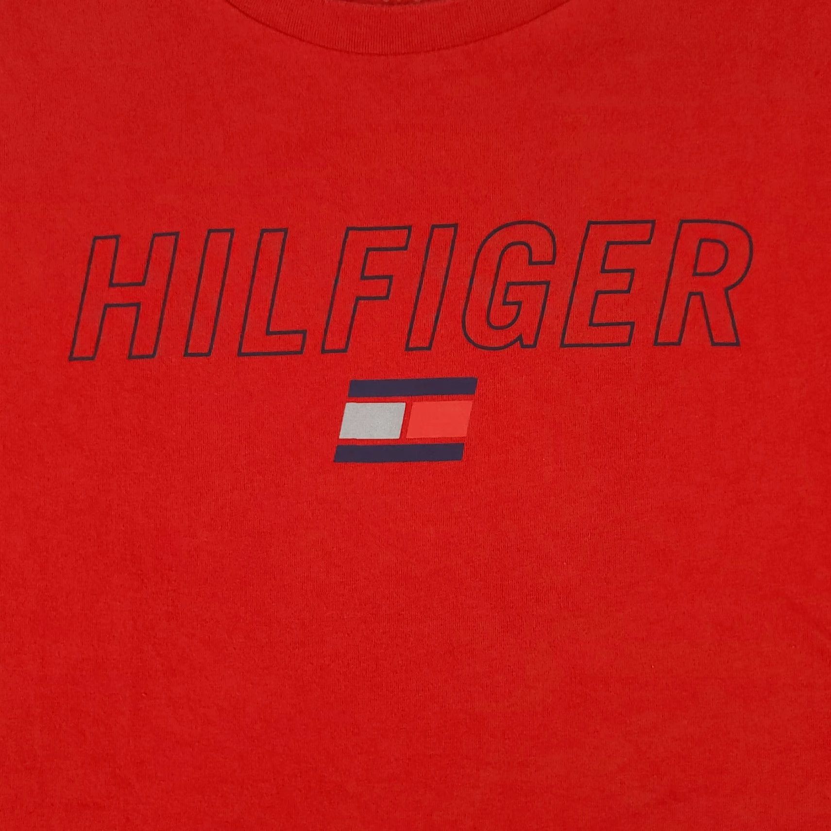 Tommy Hilfiger Tommy Hilfiger T Shirt Mens Size Large Red Casual Short Sleeve Adult Size US L / EU 52-54 / 3 - 2 Thumbnail