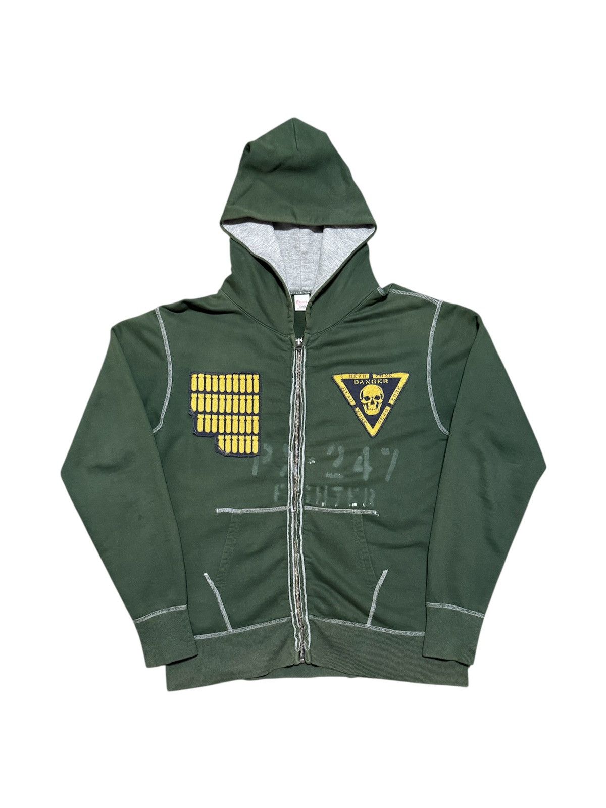 Sugar Cane 90s Cheswick Sportswear PX-247 Zip Up Hoodie Size US L / EU 52-54 / 3 - 1 Thumbnail