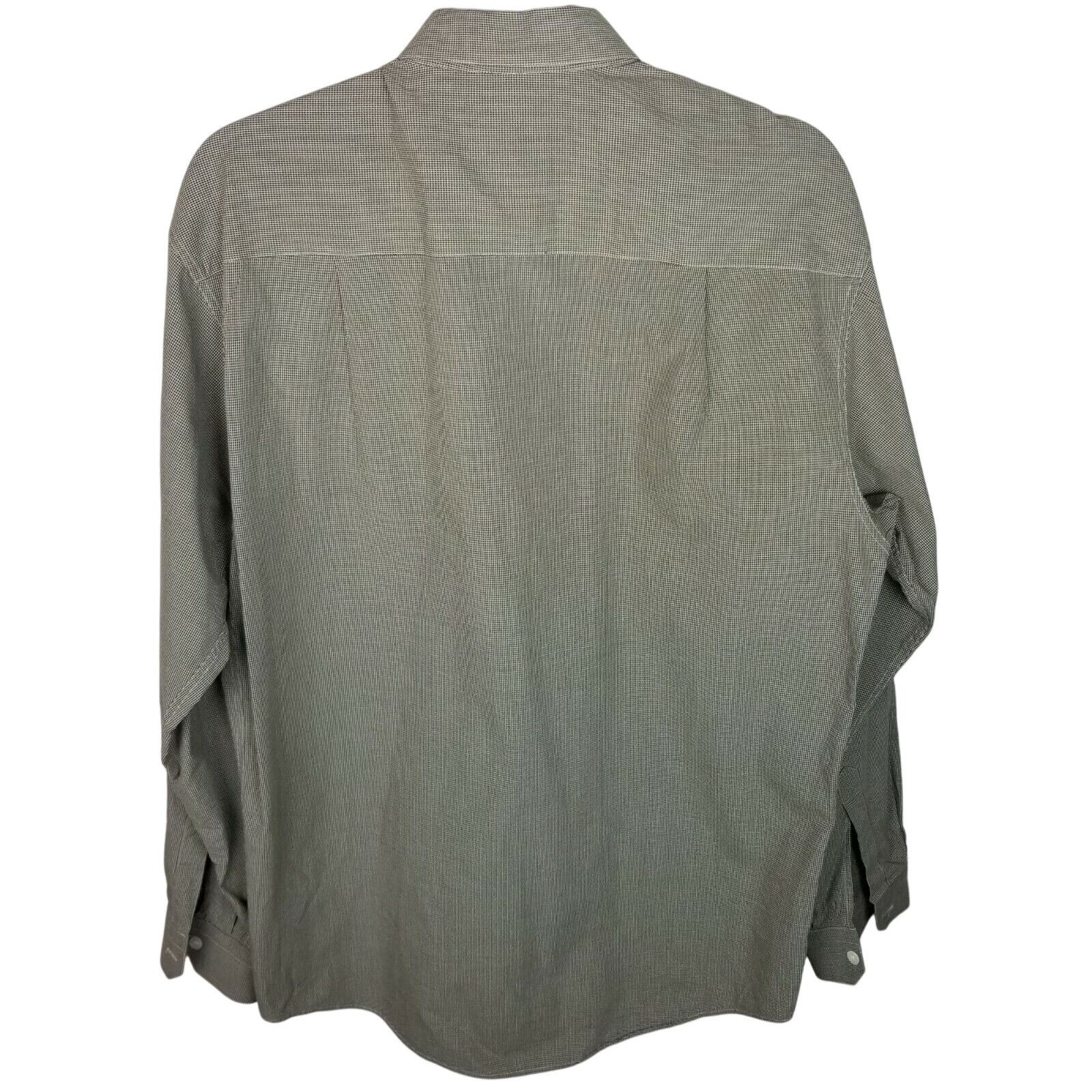Ermenegildo Zegna Ermenegildo Zegna Soft Gingham Dress Shirt Size 38 Boardroom Size US L / EU 52-54 / 3 - 8 Thumbnail