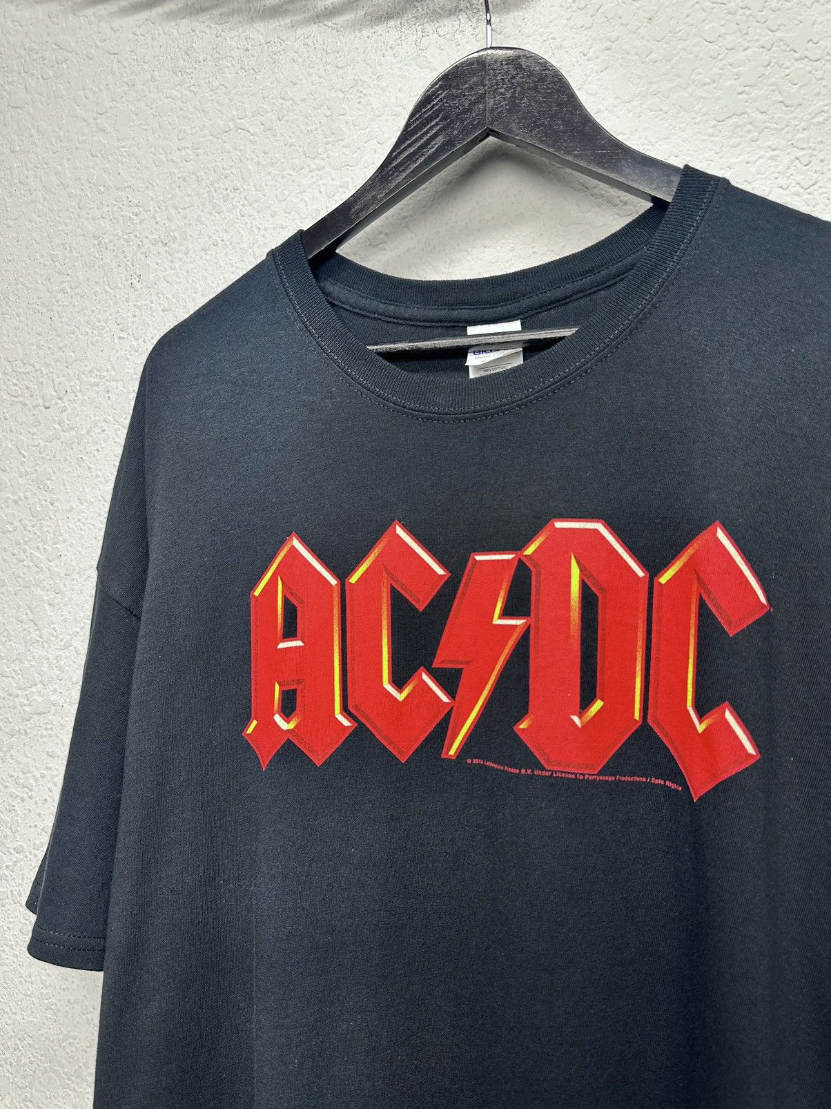 Gildan Vintage Rock Tee AC/DC Band T-shirt Metallica Black Size US XXL / EU 58 / 5 - 2 Thumbnail