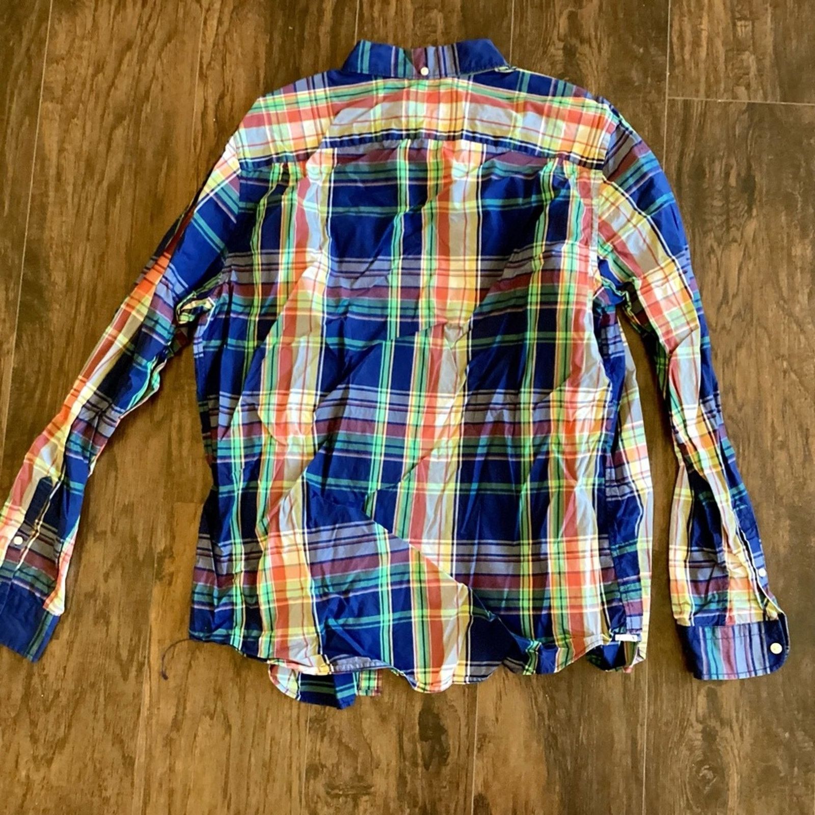 Gap GAP Plaid Lived-In Button Down Size US XL / EU 56 / 4 - 6 Thumbnail