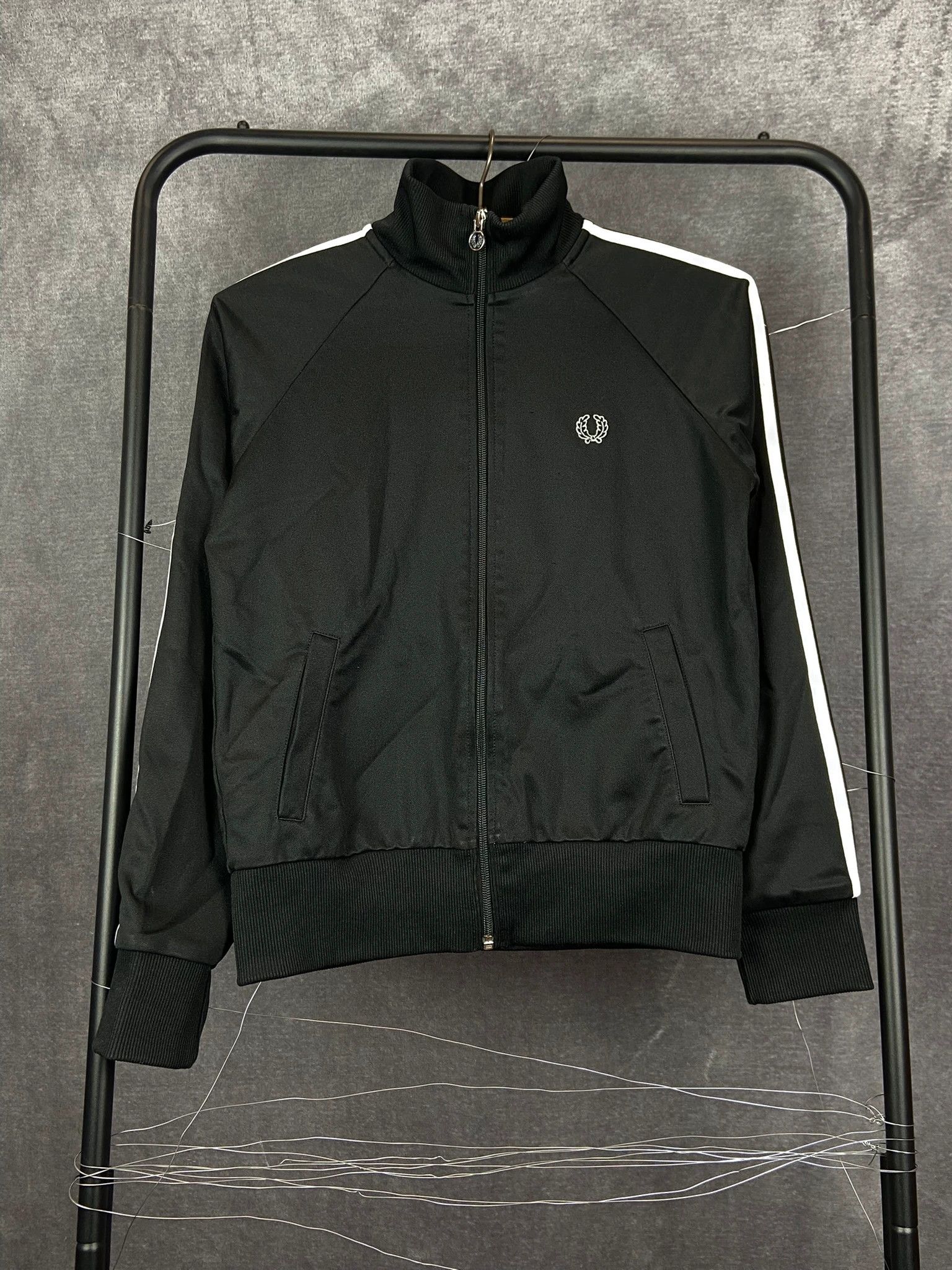 Fred Perry Fred Perry Women Track Jacket Black Zip Stripe M Size US M / EU 48-50 / 2 - 1 Thumbnail
