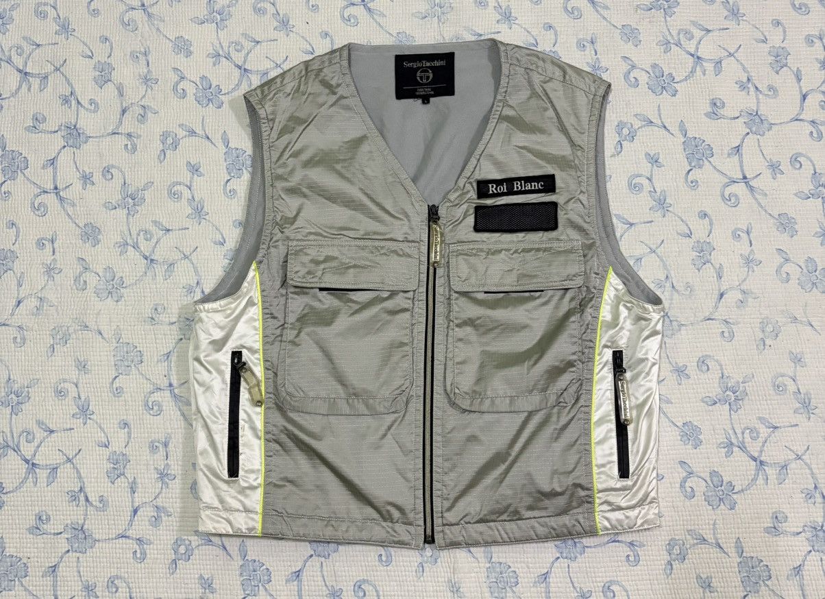 Sergio Tacchini Sergio Tacchini Roi Blanc Vest Size US L / EU 52-54 / 3 - 1 Thumbnail