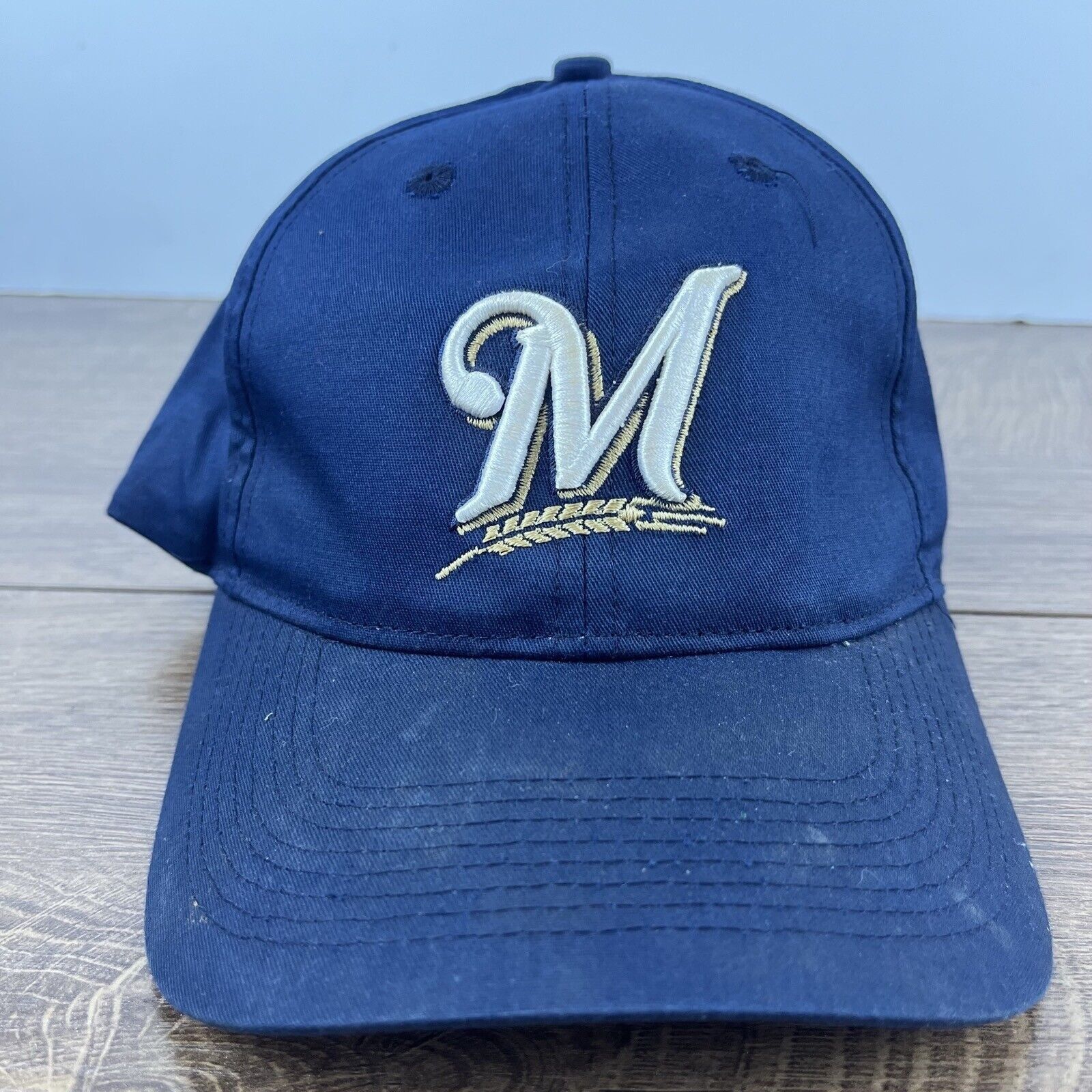 Other Milwaukee Brewers Baseball Hat Blue Cap Adjustable Blue Adul Size ONE SIZE - 1 Thumbnail