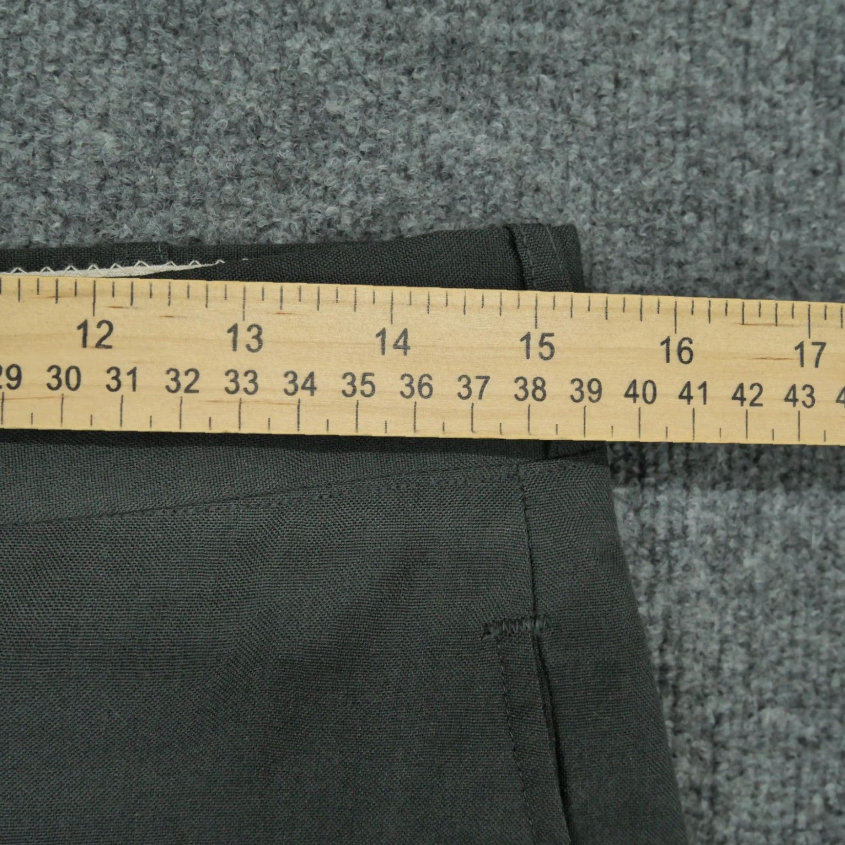 Vintage VINTAGE Ag 344 Pants Mens 31 32x33 Green Wool Blend Slacks 70s Size US 31 - 7 Thumbnail