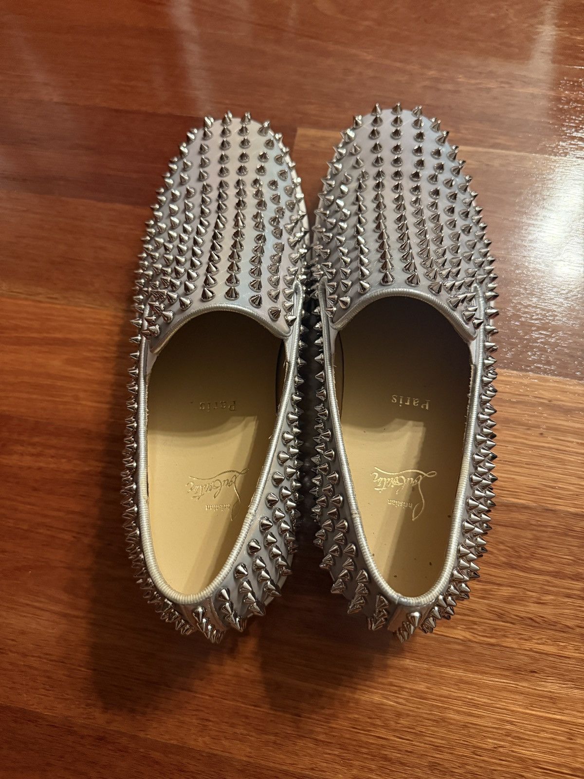 Christian Louboutin Christian Louboutin Spikeboat Stud Detailed Sneakers Size US 11.5 / EU 44-45 - 5 Thumbnail