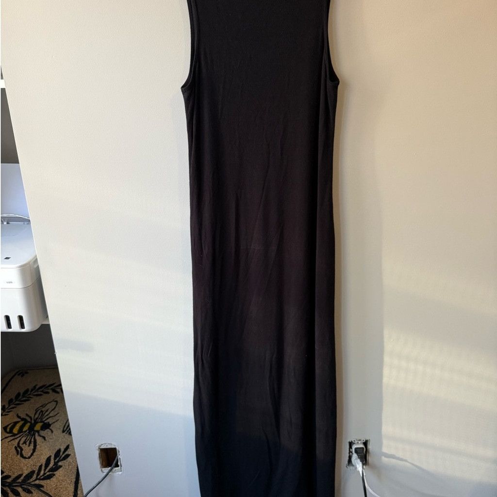The Unbranded Brand Source Unknown Black Sleeveless Sheath Maxi Dress Size L / US 10 / IT 46 - 1 Thumbnail