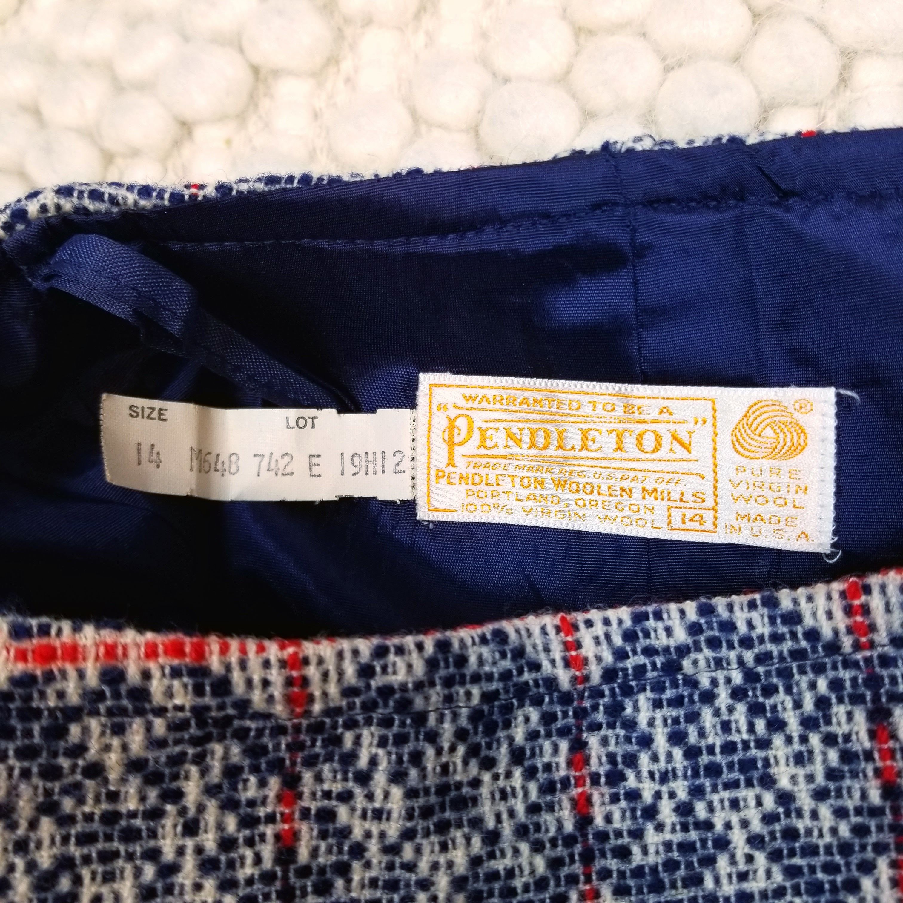 Pendleton Vintage NWT Pendleton Country Clothes Wool Skirt Size 36" / US 14 / IT 50 - 4 Thumbnail