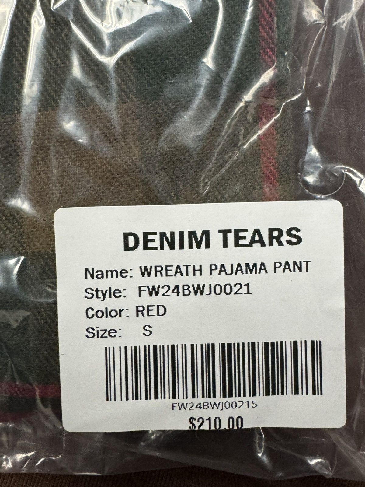DENIM TEARS Denim Tears Flannel Pajamas size S Size US 32 / EU 48 - 10 Thumbnail