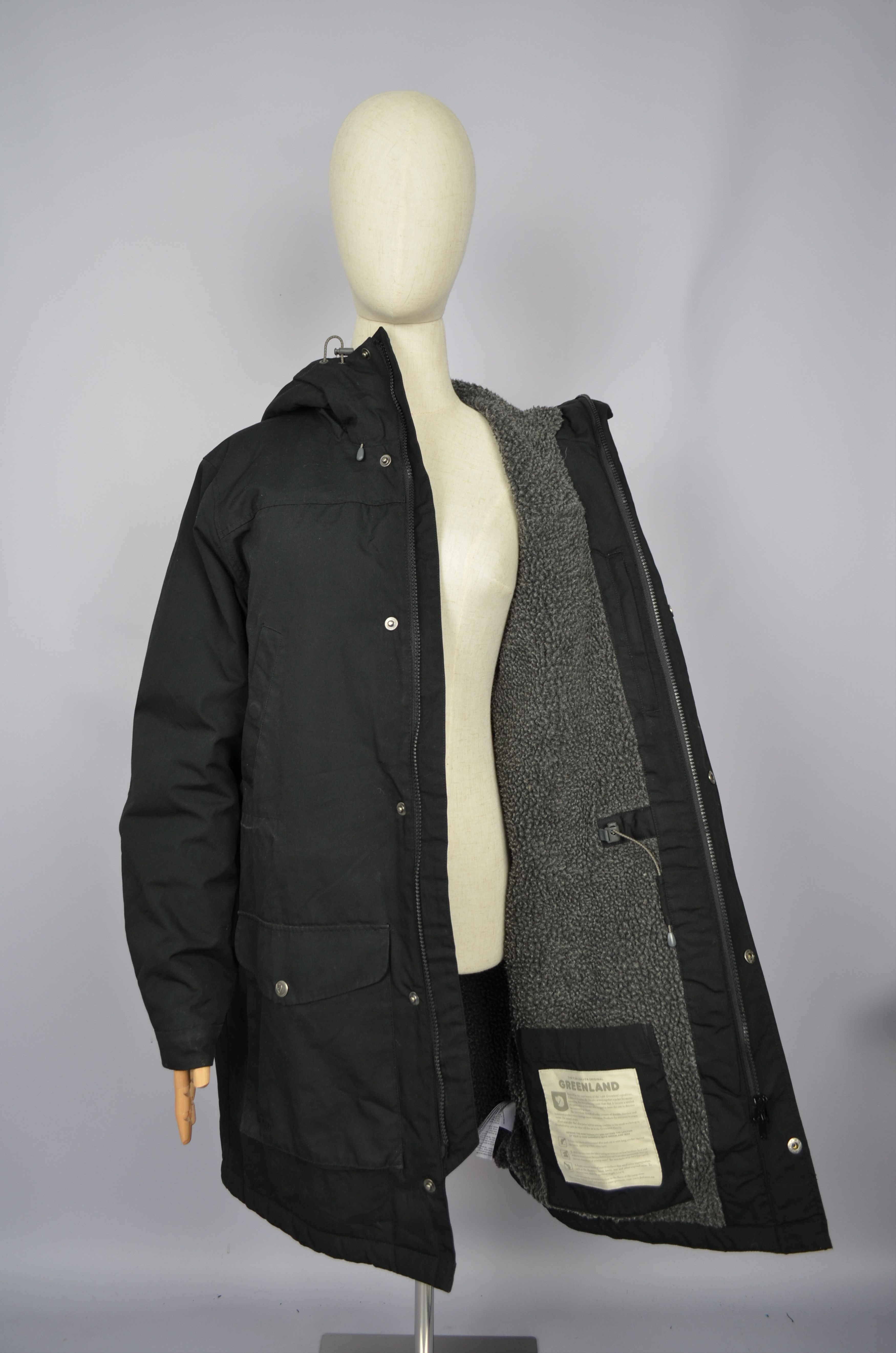 Fjallraven Fjallraven Greenland Winter Parka Black G-1000 Jacket Size L Size L / US 10 / IT 46 - 11 Thumbnail