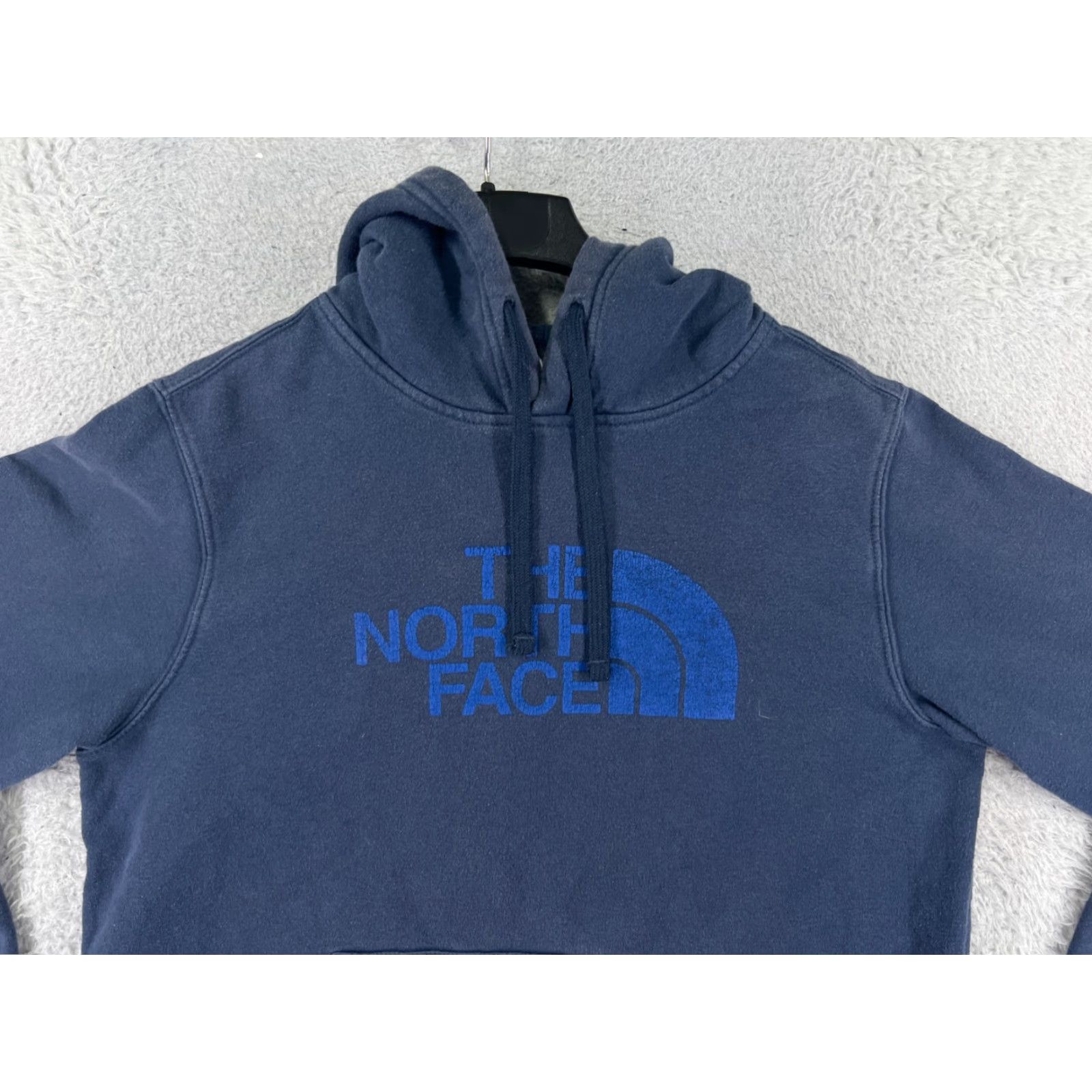 The North Face The North Face Mens Hoodie Shirt Hooded Pullover Lightweight Logo Sweatshirt Blue Cotton Blend Jersey M Size US M / EU 48-50 / 2 - 7 Thumbnail