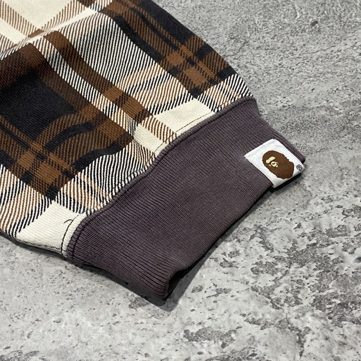 Bape Bape Brown Check Hoodie Size US L / EU 52-54 / 3 - 5 Thumbnail