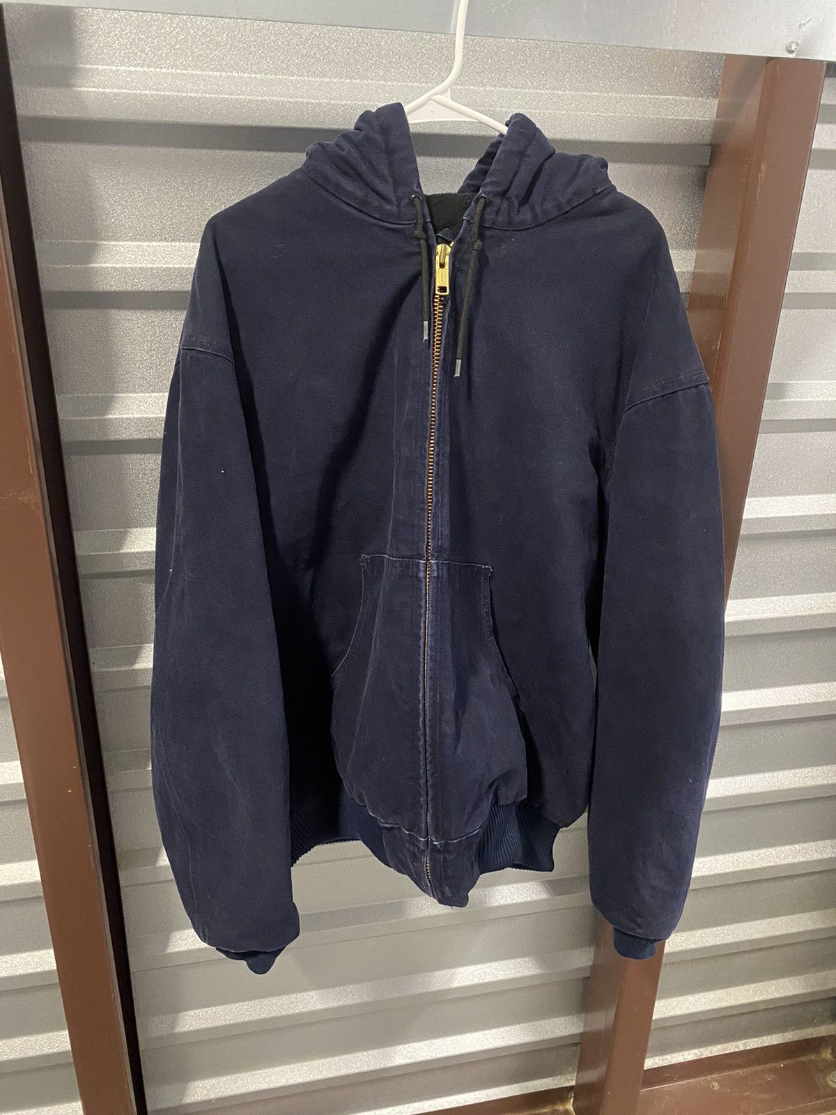 Carhartt × Vintage Carhartt Full Zip Hooded Canvas Jacket Size US XXL / EU 58 / 5 - 1 Thumbnail