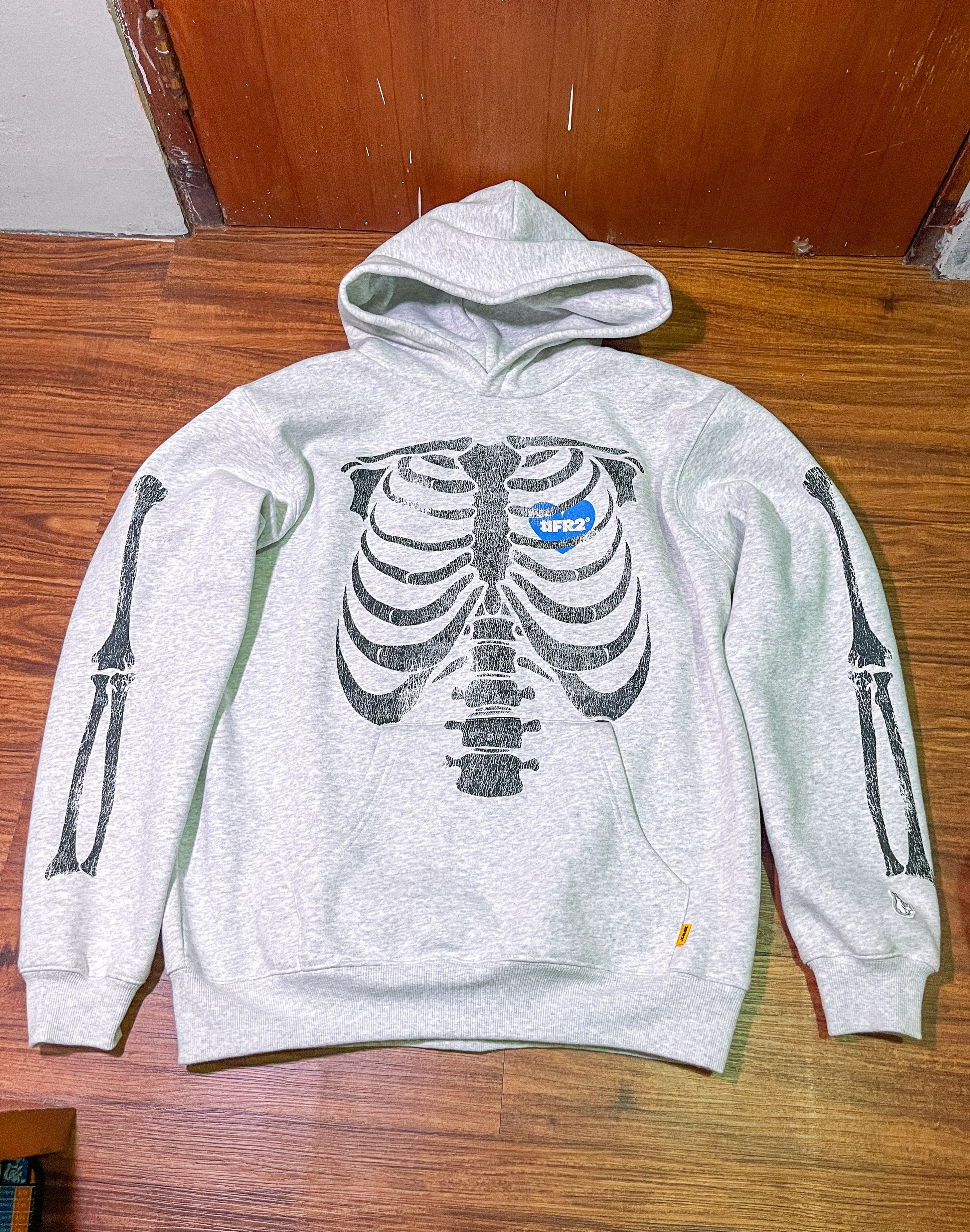 FR2 FR2 / Fxxking Rabbits Skeleton Hoodie — Grey (NEW) Size US L / EU 52-54 / 3 - 1 Thumbnail