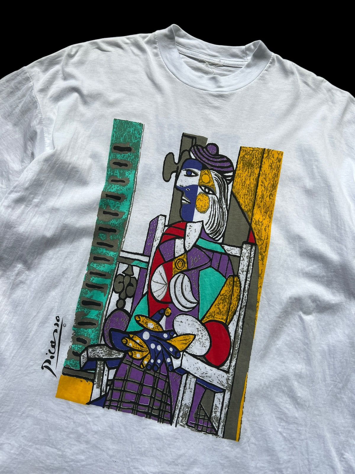 Vintage Vintage Japan Picasso Art Tee Size US XL / EU 56 / 4 - 3 Thumbnail