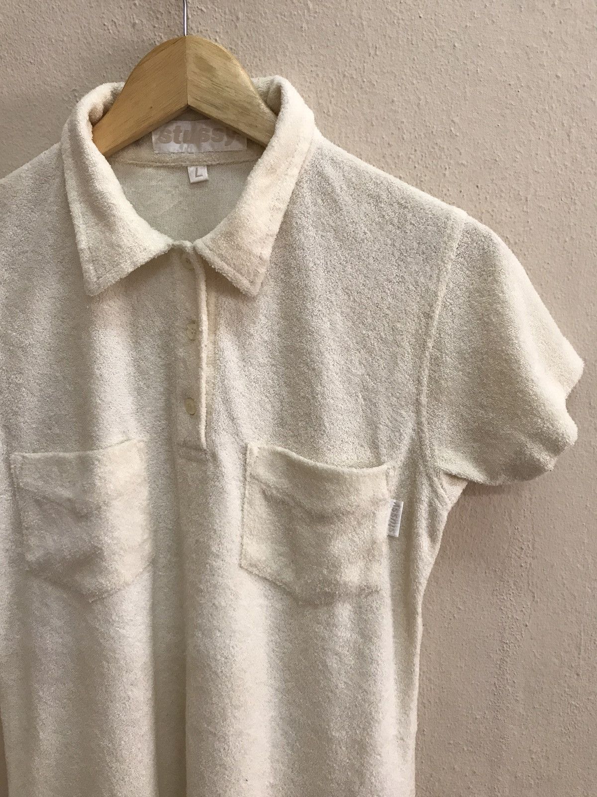 Stussy Vintage Stussy Micro Fleece Long Shirt Polos Tee Size S / US 4 / IT 40 - 13 Thumbnail