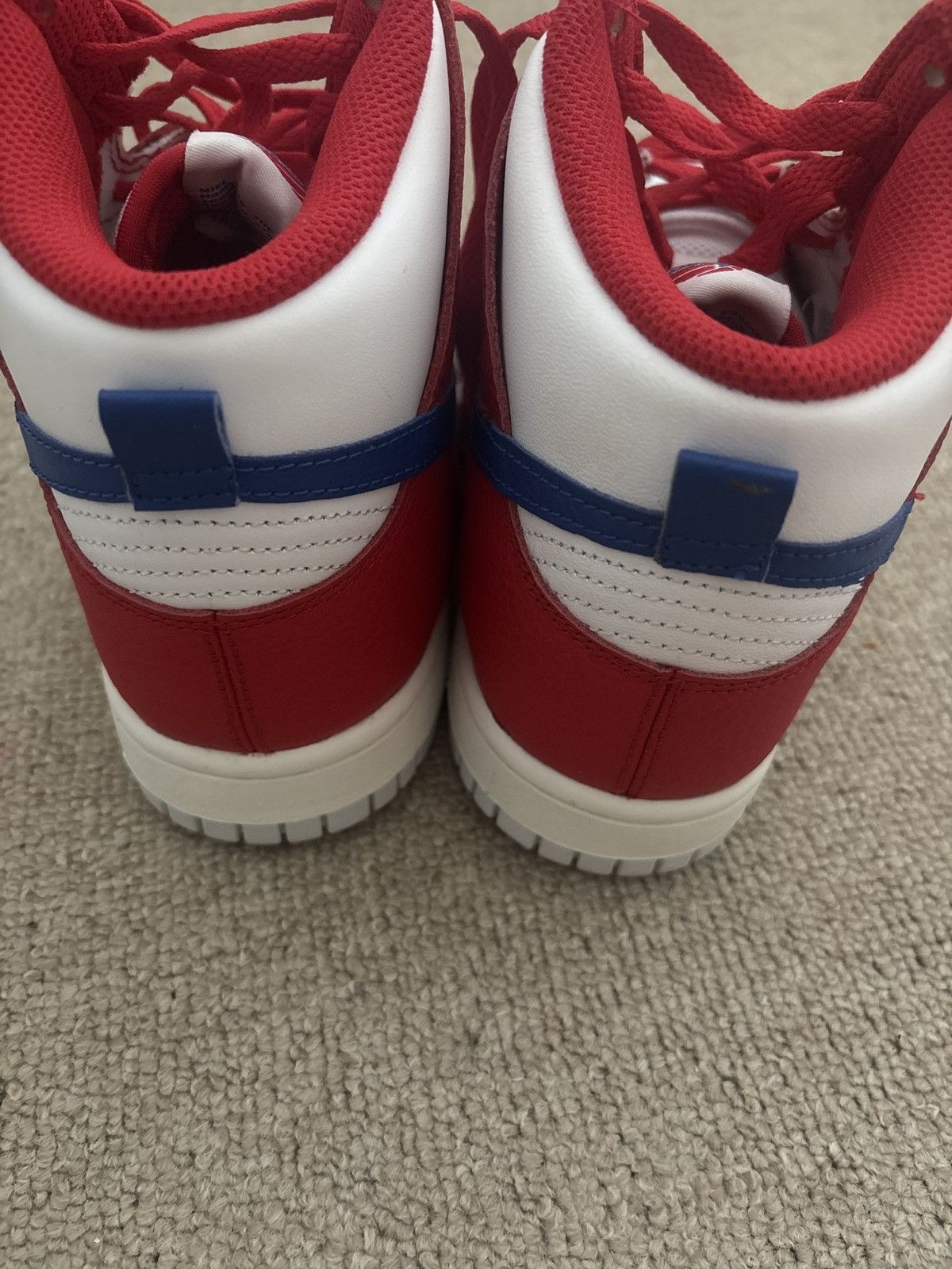 Nike Nike Dunk High Retro White/Game Royal - UK 5.5 RRP-£200 Size US 6 / EU 39 - 4 Thumbnail