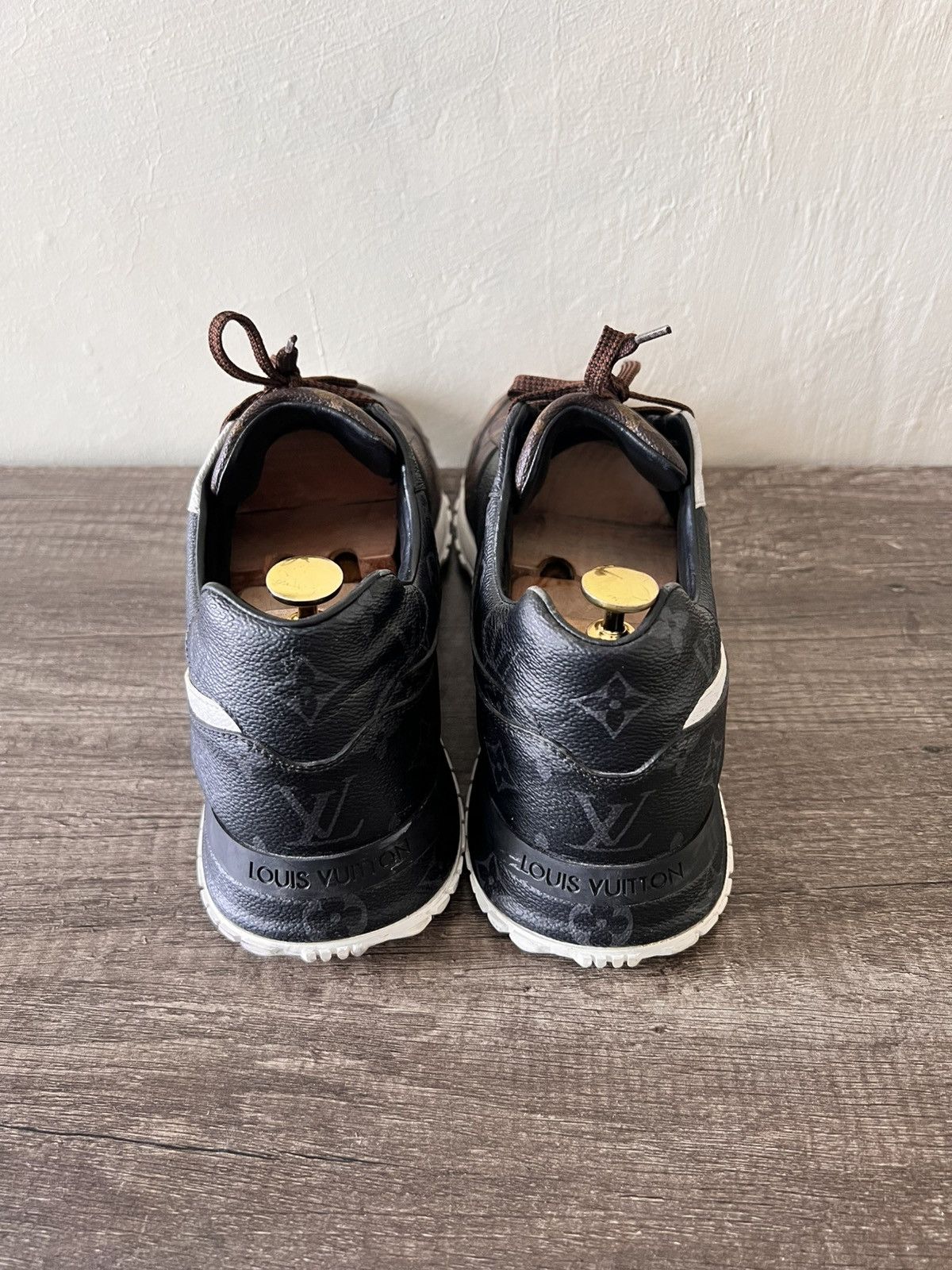 Louis Vuitton LOUIS VUITTON RUN AWAY TRIPLE MONOGRAM SNEAKERS Size US 12 / EU 45 - 11 Thumbnail