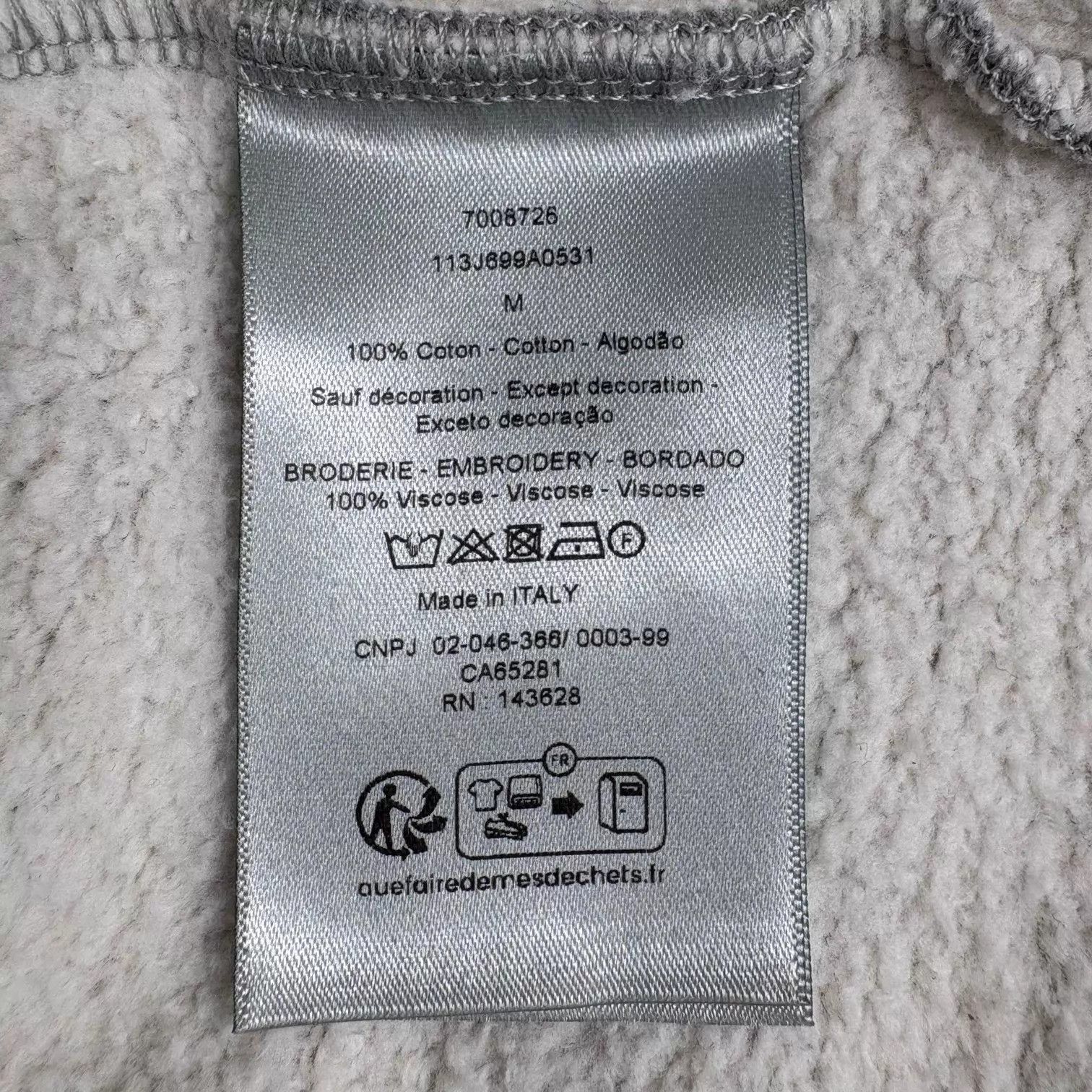 Dior DIOR Essentials CD crewneck sweatshirt men's gray M Size US M / EU 48-50 / 2 - 4 Thumbnail
