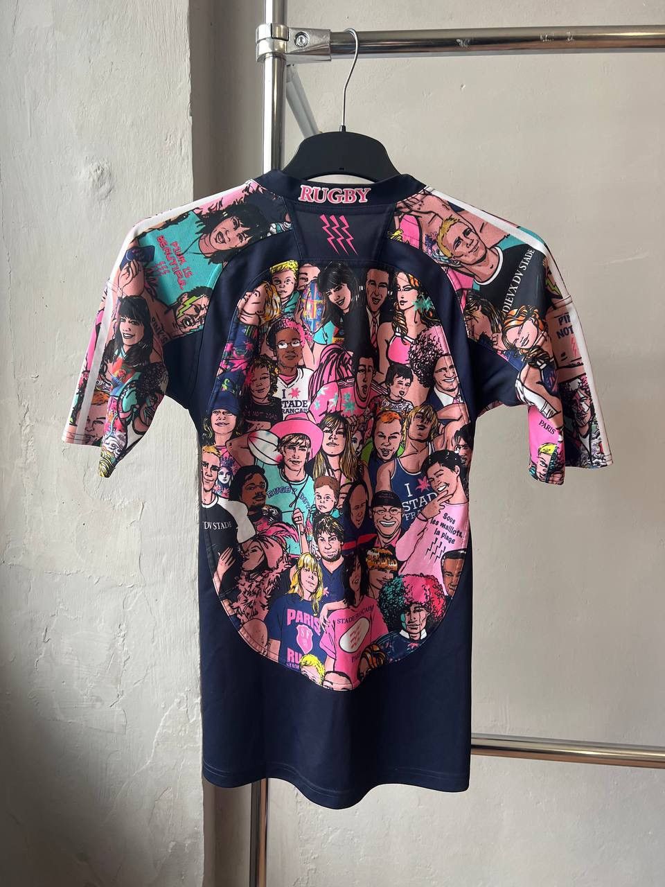 Adidas RARE 2010 STADE FRANCAIS PARIS AWAY RUGBY JERSEY SHIRT SZ S Size US S / EU 44-46 / 1 - 9 Thumbnail