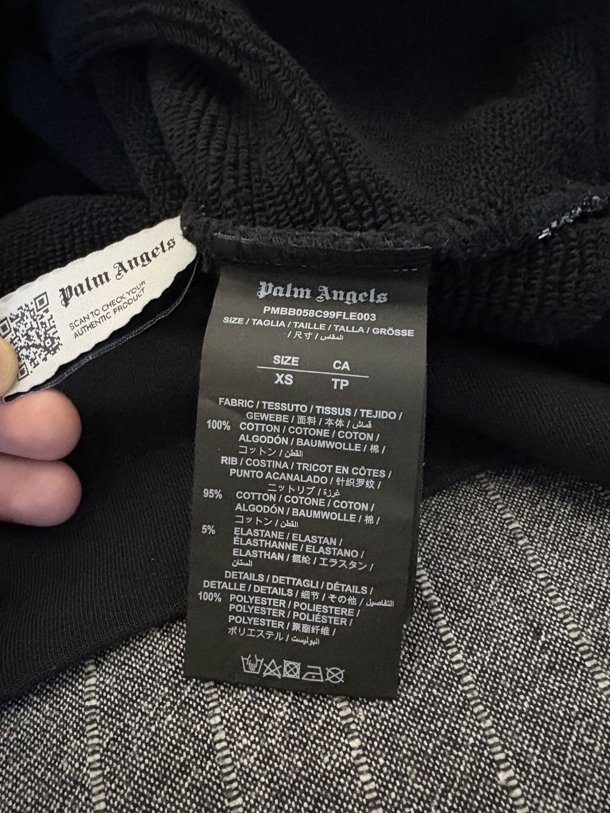 Palm Angels Palm Angels Curved Logo Hoodie Size XS Excellent Condition Size US XS / EU 42 / 0 - 8 Thumbnail