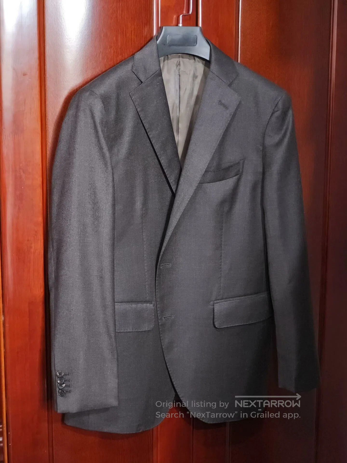 Japanese Brand Italian Custom Wool Suit VBC Brown. Size US M / EU 48-50 / 2 - 1 Thumbnail