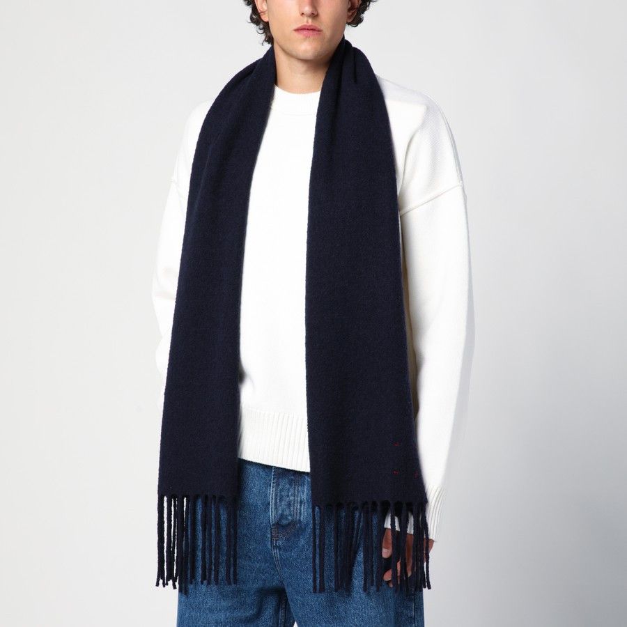 destin o1d2blof0125 Size: OS / Wool Scarf in Navy Blue Size ONE SIZE - 2 Thumbnail