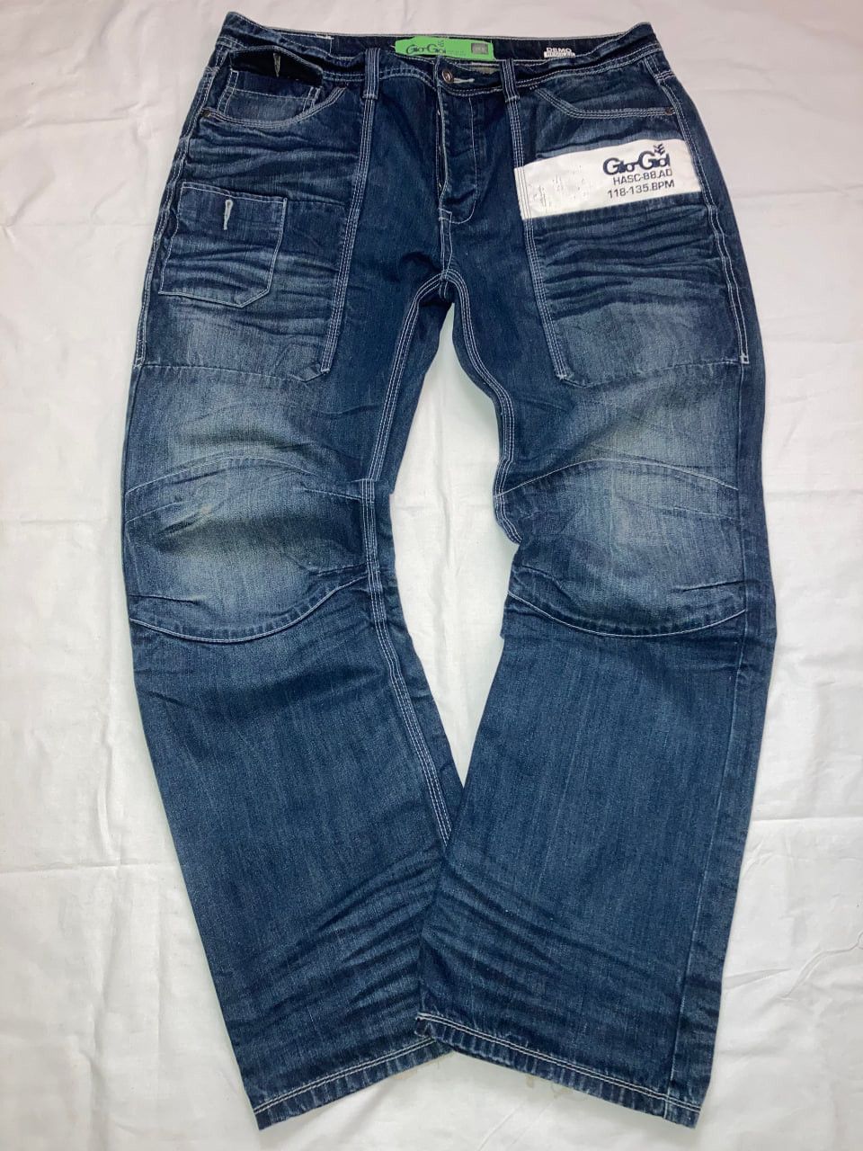 Other VINTAGE JAPANESE JEANS DENIM PANTS Y2K WORKWEAR Y2K RAP SKAT Size US 36 / EU 52 - 1 Thumbnail