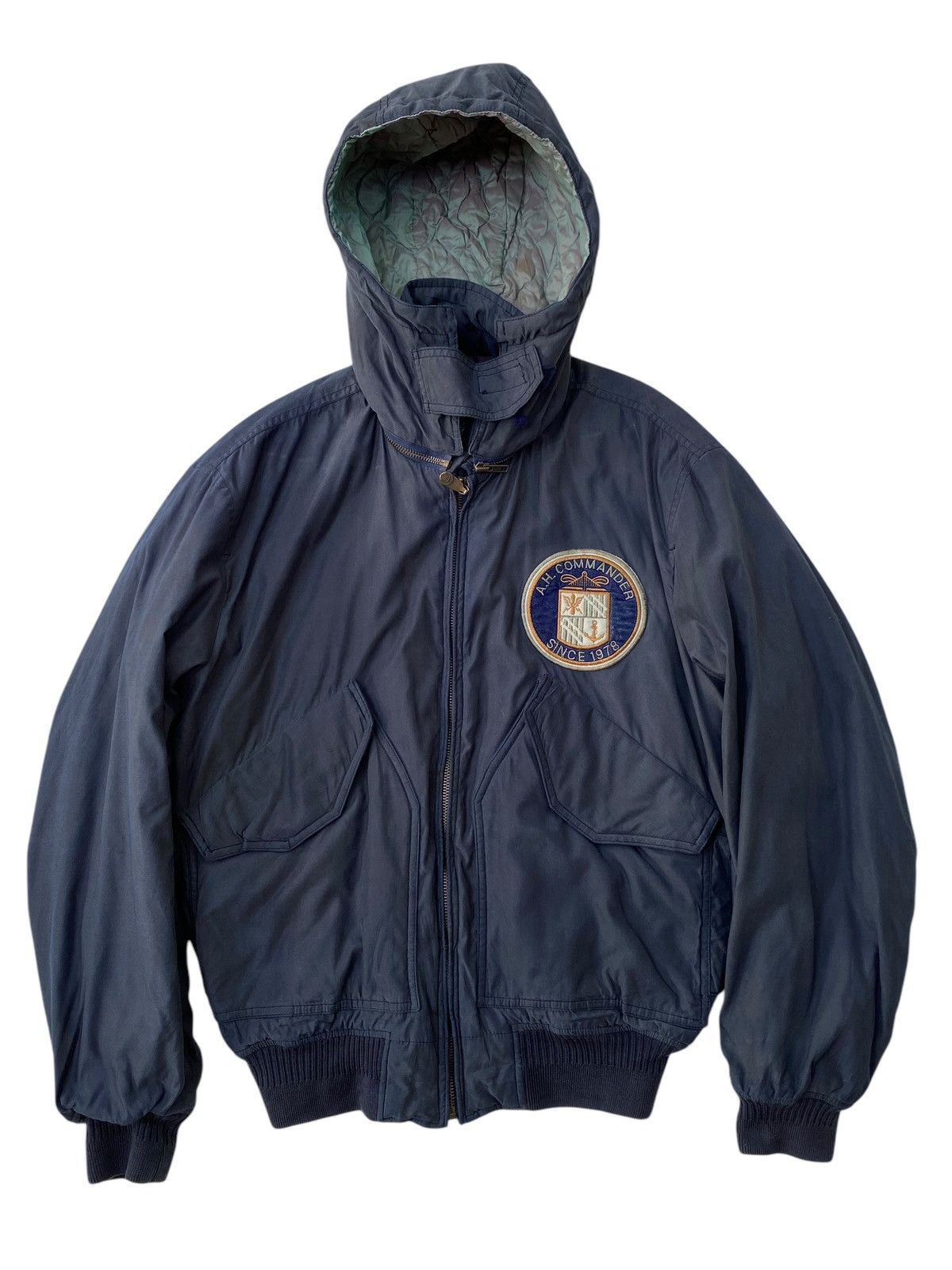ABAHOUSE × Vintage Vtg Abahhouse Commander Bomber Jacket Size US M / EU 48-50 / 2 - 2 Thumbnail