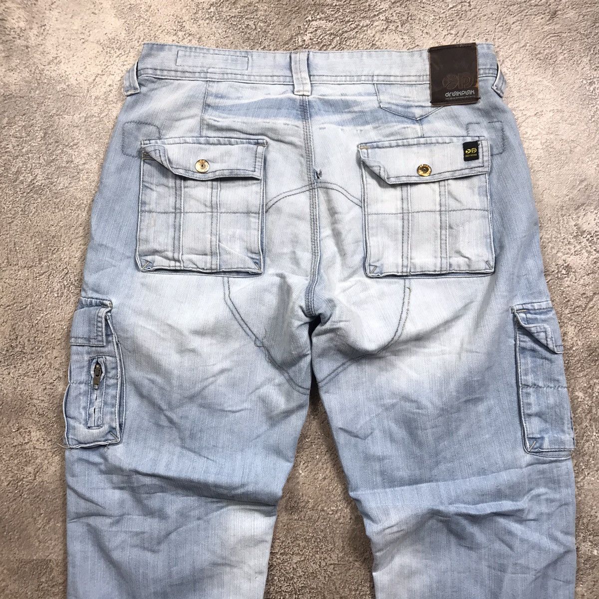 Vintage Vintage Y2K Baggy Distressed Cargo Pants Skate Streetwear 34 Size US 34 / EU 50 - 8 Thumbnail