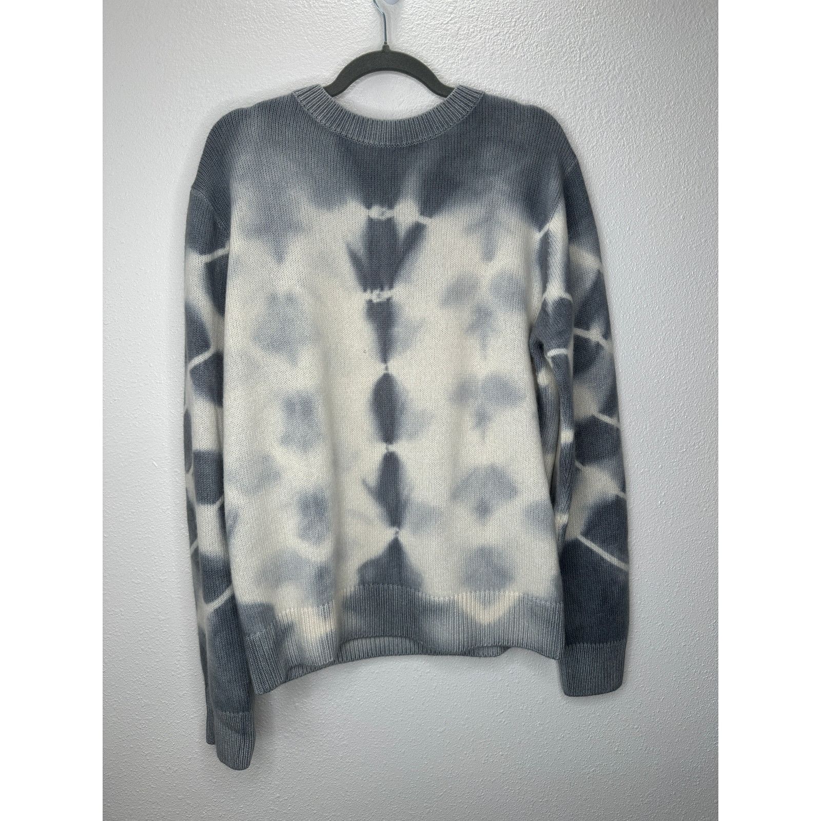 Other The Elder Statesmen Gray Cream Tie-Dyed Cashmere Sweater M Size US M / EU 48-50 / 2 - 2 Thumbnail