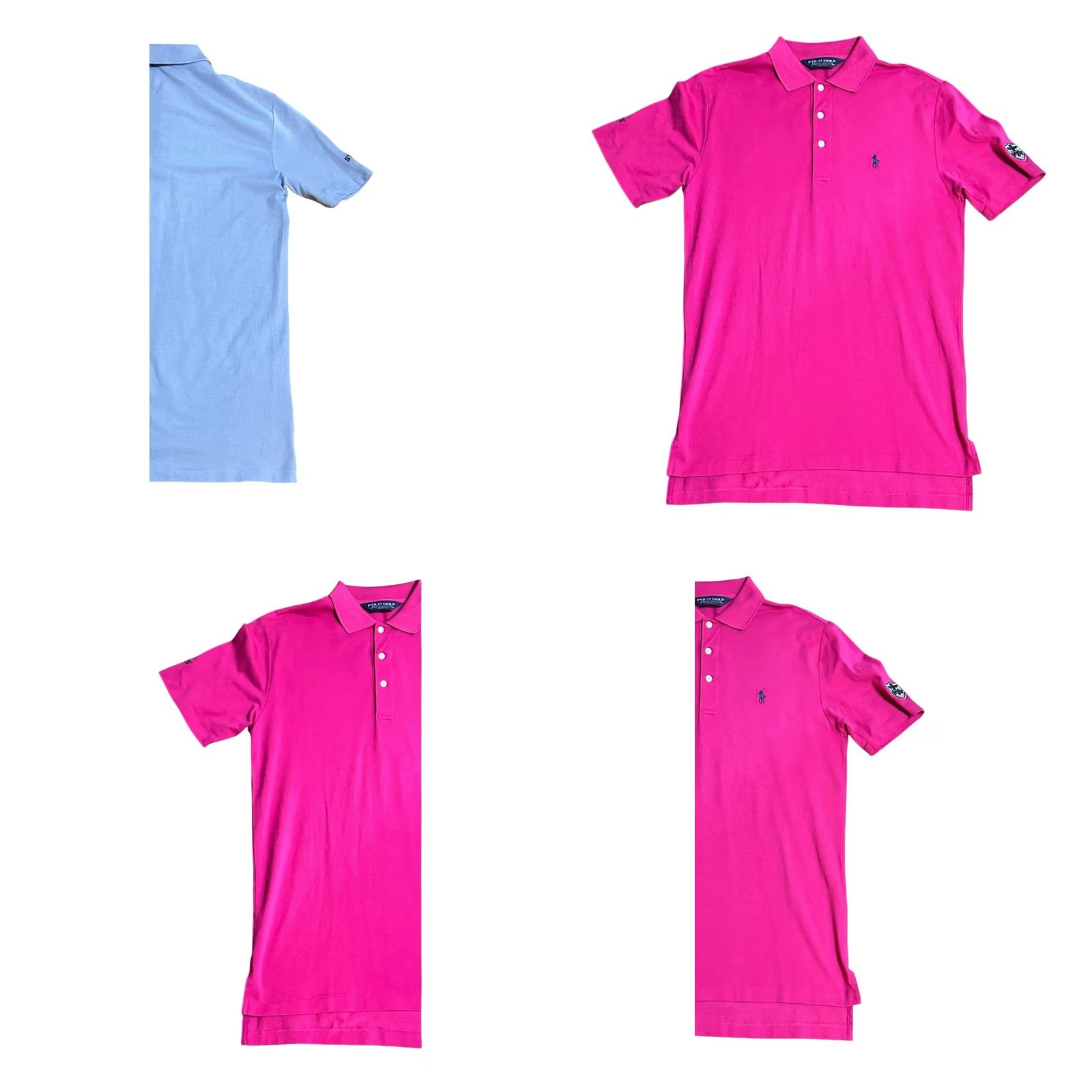 Ralph Lauren Ralph Lauren Polo Golf Polo Shirt Polo Golf Lot Of 2 Men Small Pink Blue Embroidered Patch Short Sleeve Size US S / EU 44-46 / 1 - 9 Thumbnail