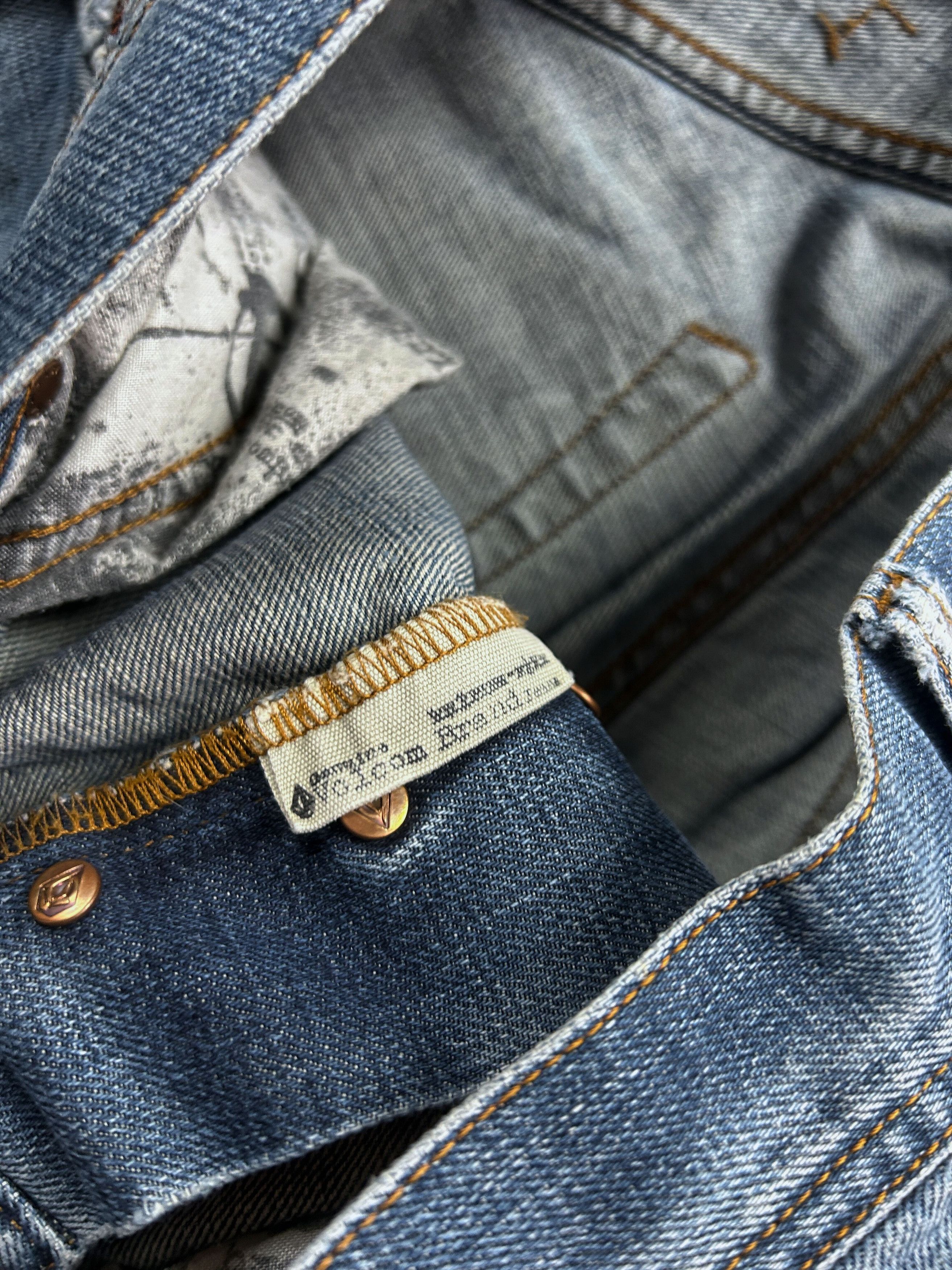 Designer vtg japanese washed jeans like rick owens or balenciaga 90s Size US 32 / EU 48 - 8 Thumbnail